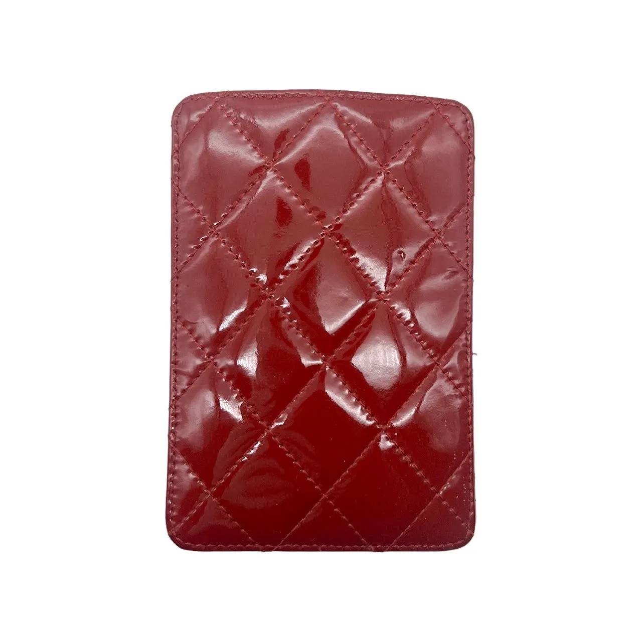 Chanel Bag Red Patent Leather Card Holder