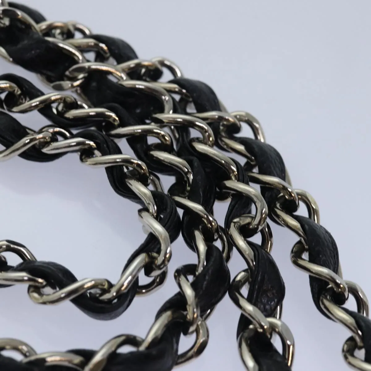 CHANEL Matelasse 30 Turn Lock Chain Bag Caviar Skin Black CC ar11992A