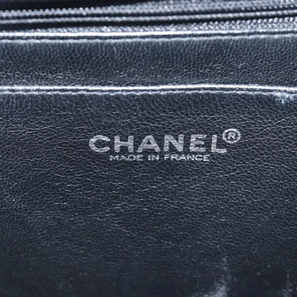CHANEL Matelasse 30 Turn Lock Chain Bag Caviar Skin Black CC ar11992A