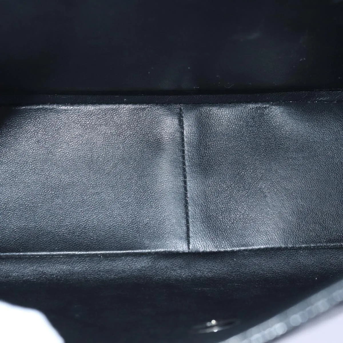 CHANEL Matelasse 30 Turn Lock Chain Bag Caviar Skin Black CC ar11992A