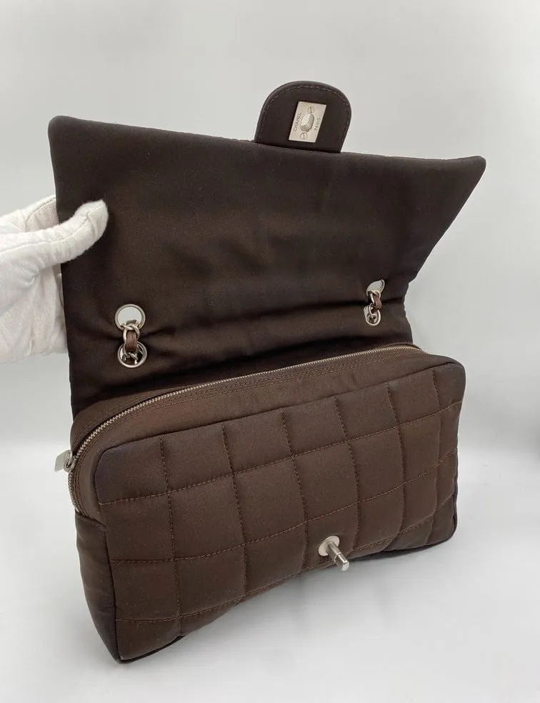Chanel Nylon Chocolate Bar Flap Bag