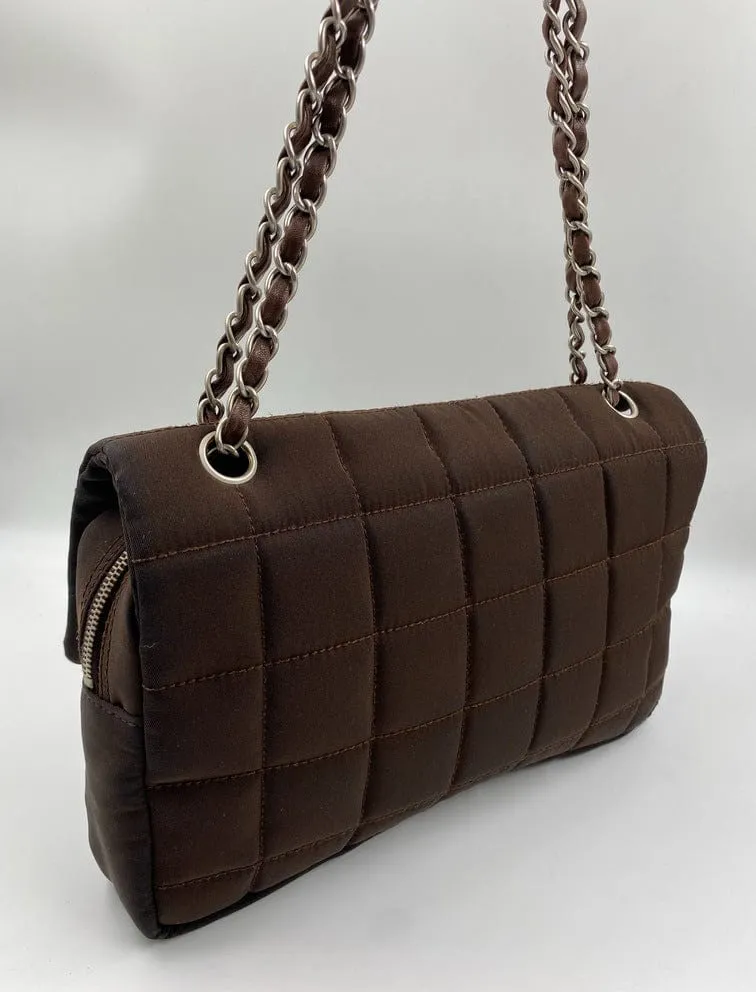 Chanel Nylon Chocolate Bar Flap Bag