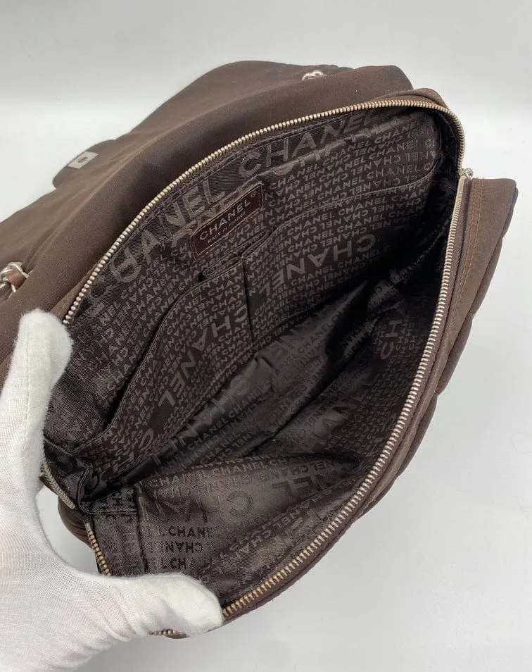 Chanel Nylon Chocolate Bar Flap Bag