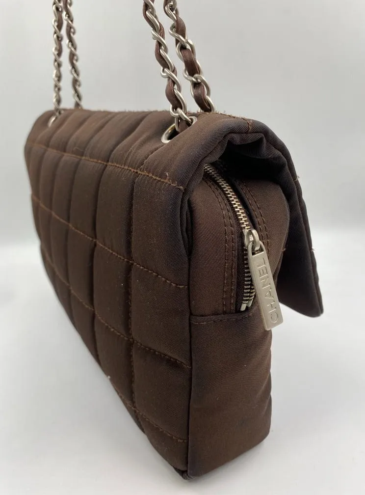 Chanel Nylon Chocolate Bar Flap Bag