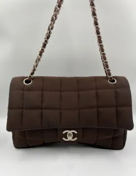 Chanel Nylon Chocolate Bar Flap Bag