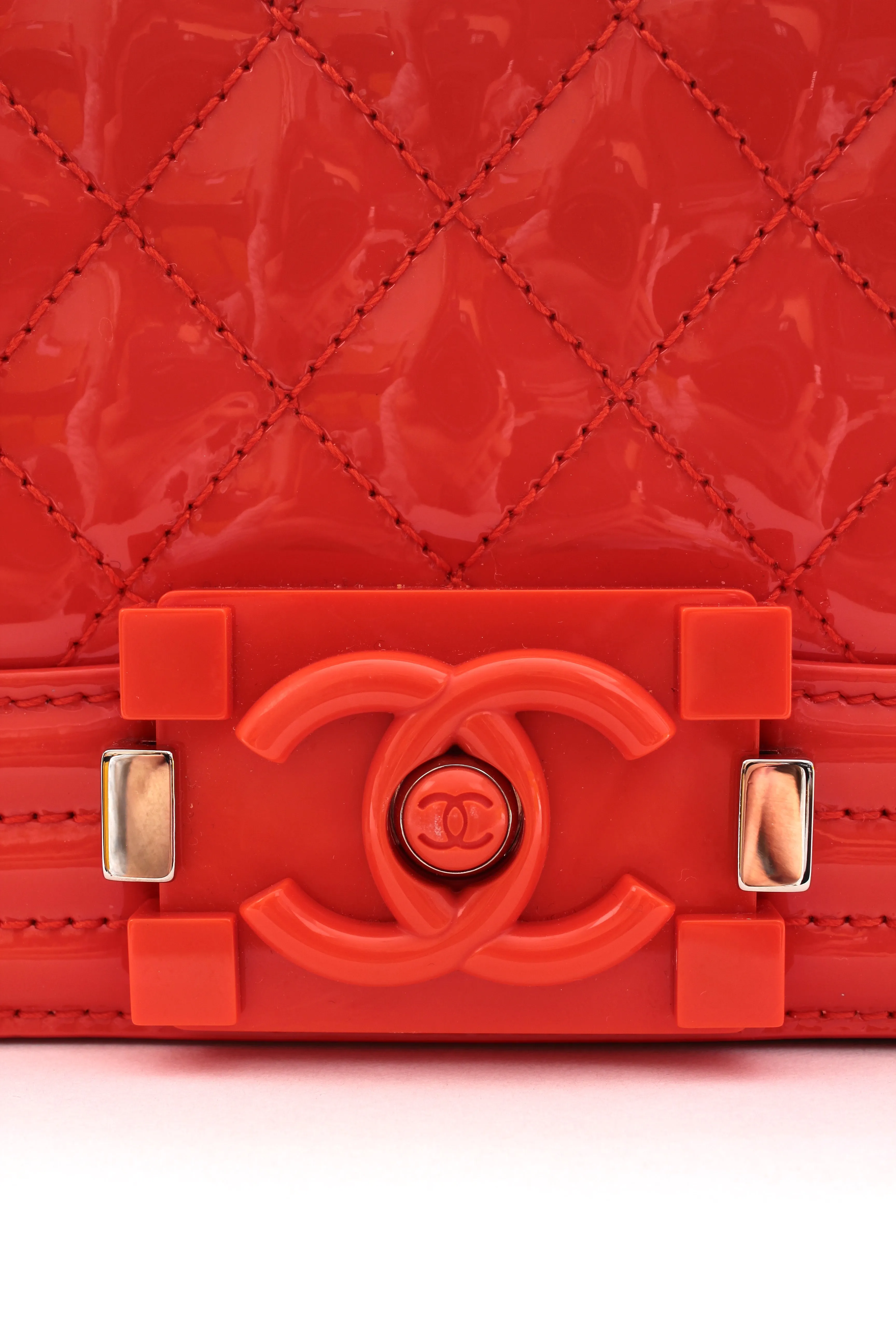 Chanel Patent Leather Boy Bag - Limited Edition