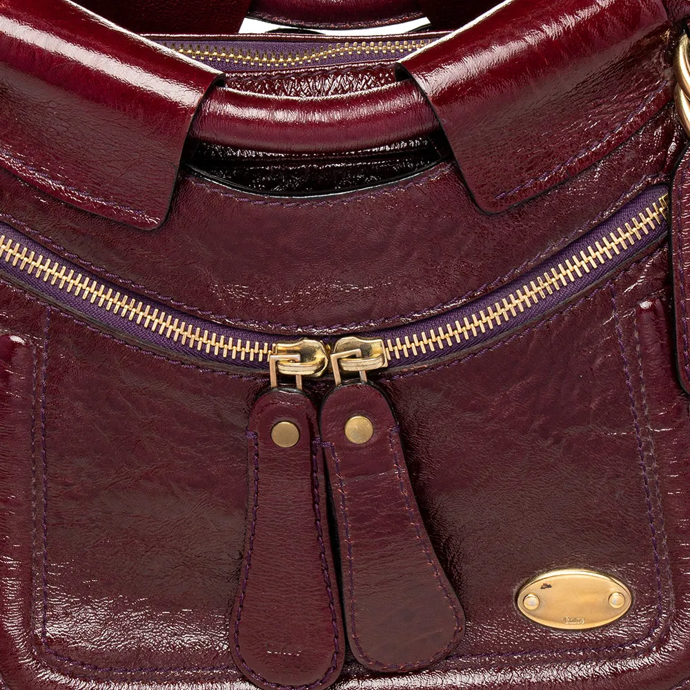 Chloe  Patent Leather Front Pocket Satchel