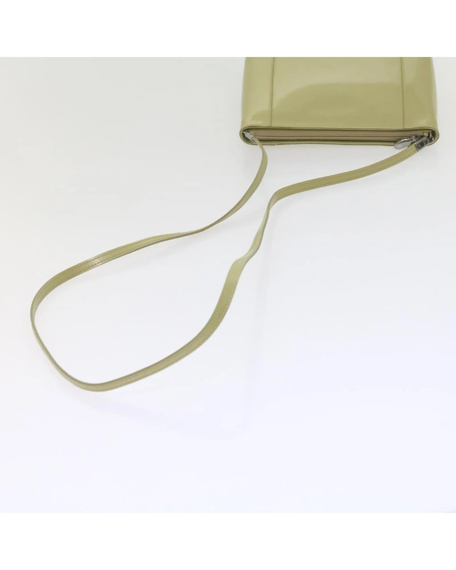 Christian Dior Diorissimo Leather Shoulder Bag Beige