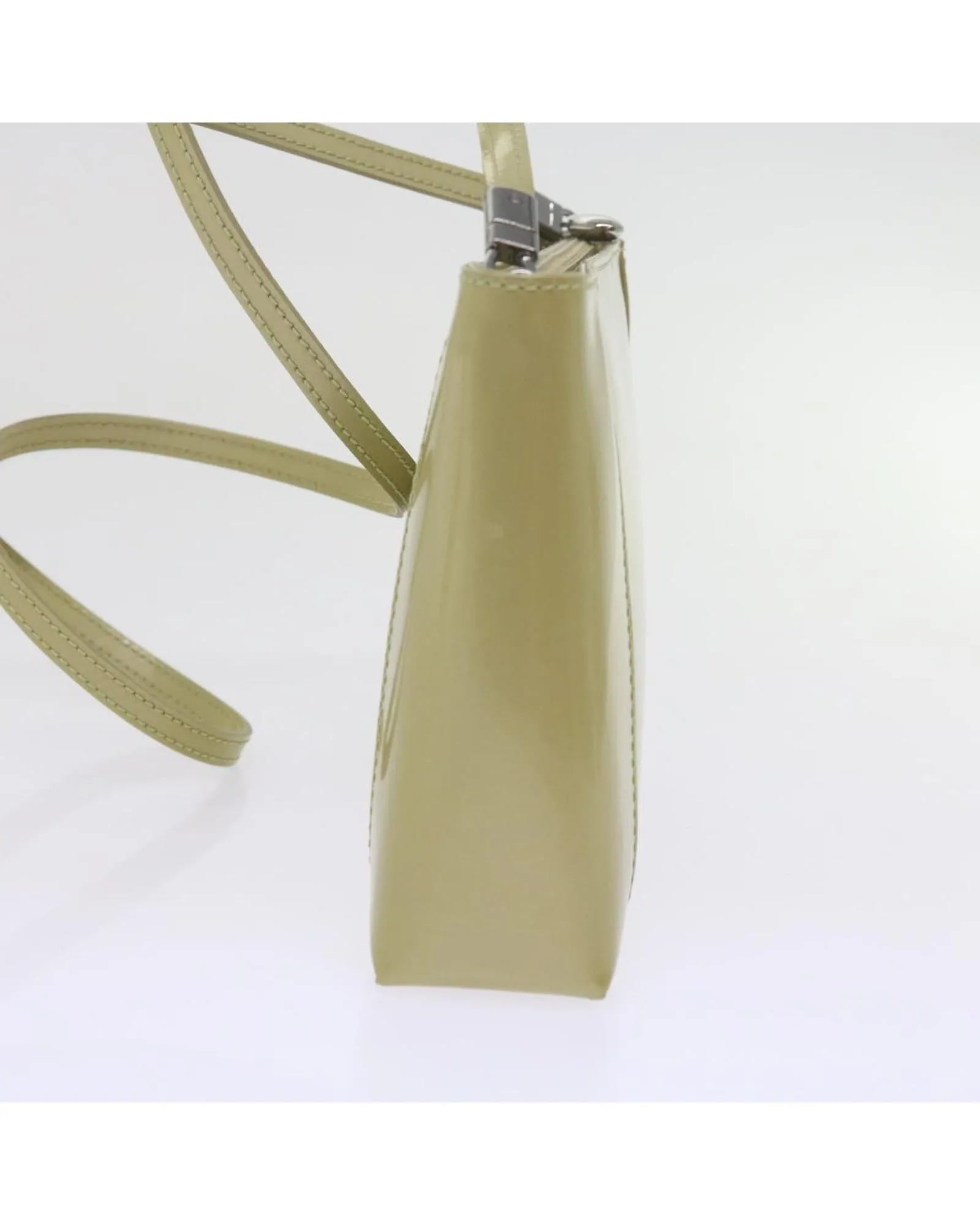 Christian Dior Diorissimo Leather Shoulder Bag Beige