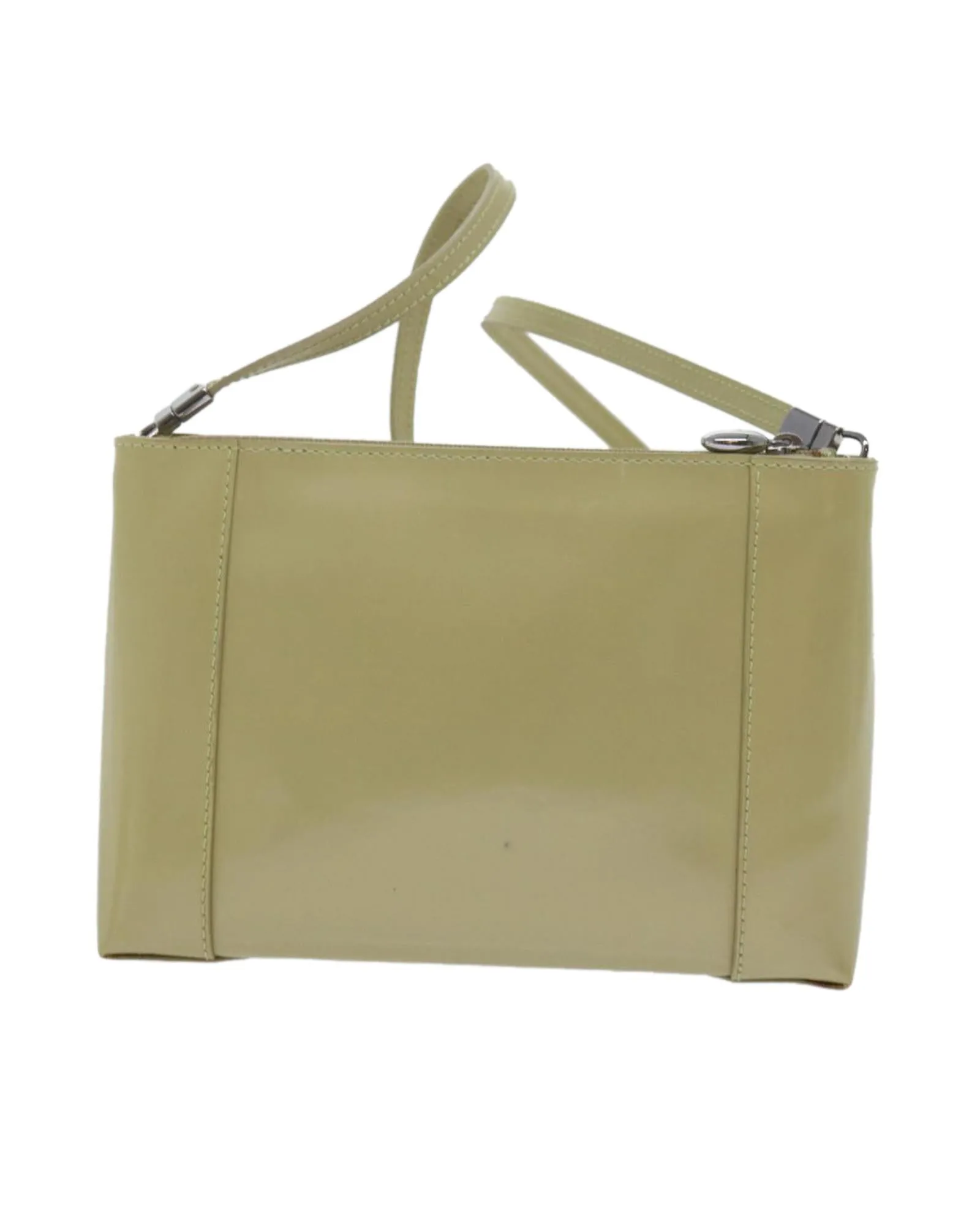 Christian Dior Diorissimo Leather Shoulder Bag Beige