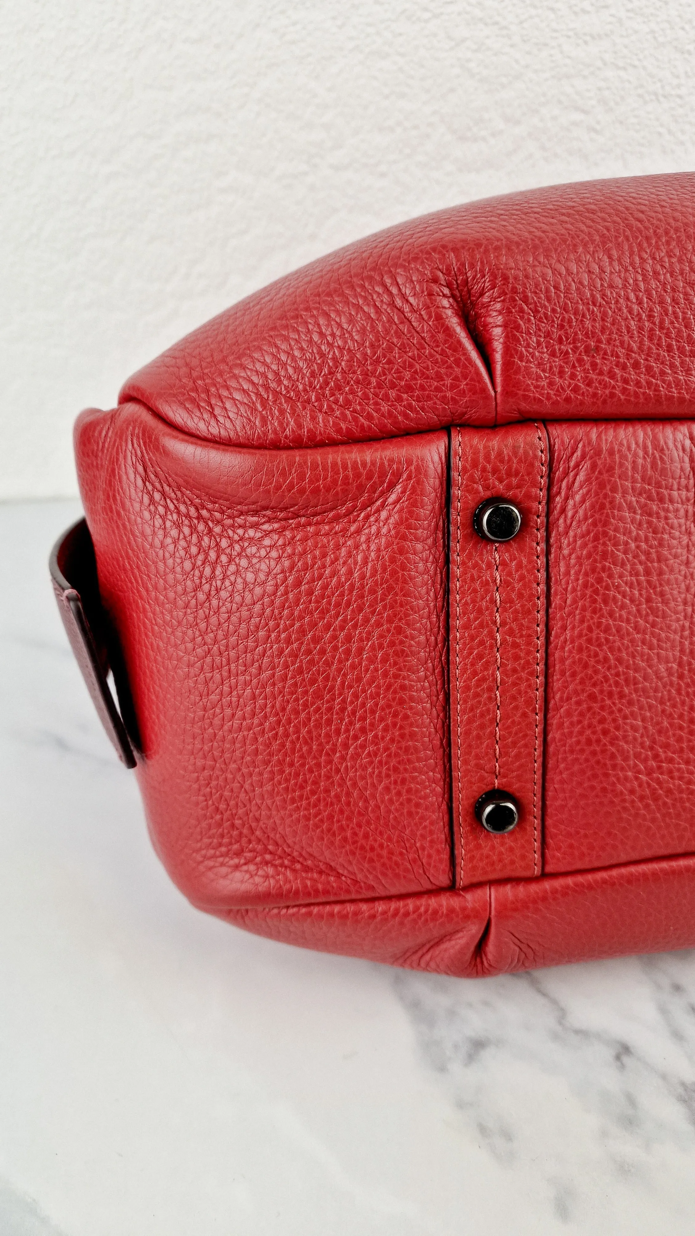 Coach 1941 Bandit Hobo 39 Bag in Washed Red Pebble Leather - 2 in 1 handbag - Coach 86760