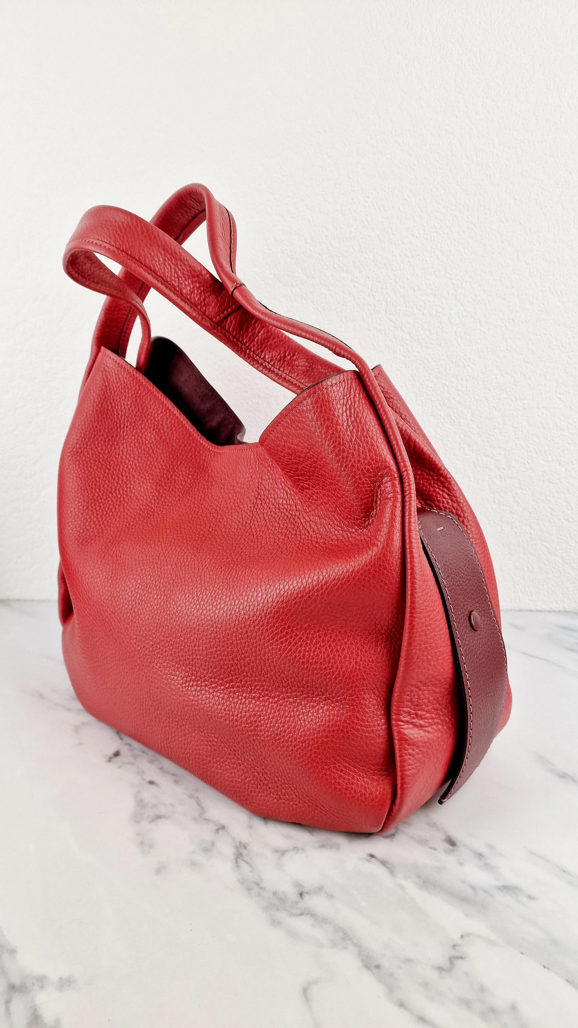 Coach 1941 Bandit Hobo 39 Bag in Washed Red Pebble Leather - 2 in 1 handbag - Coach 86760