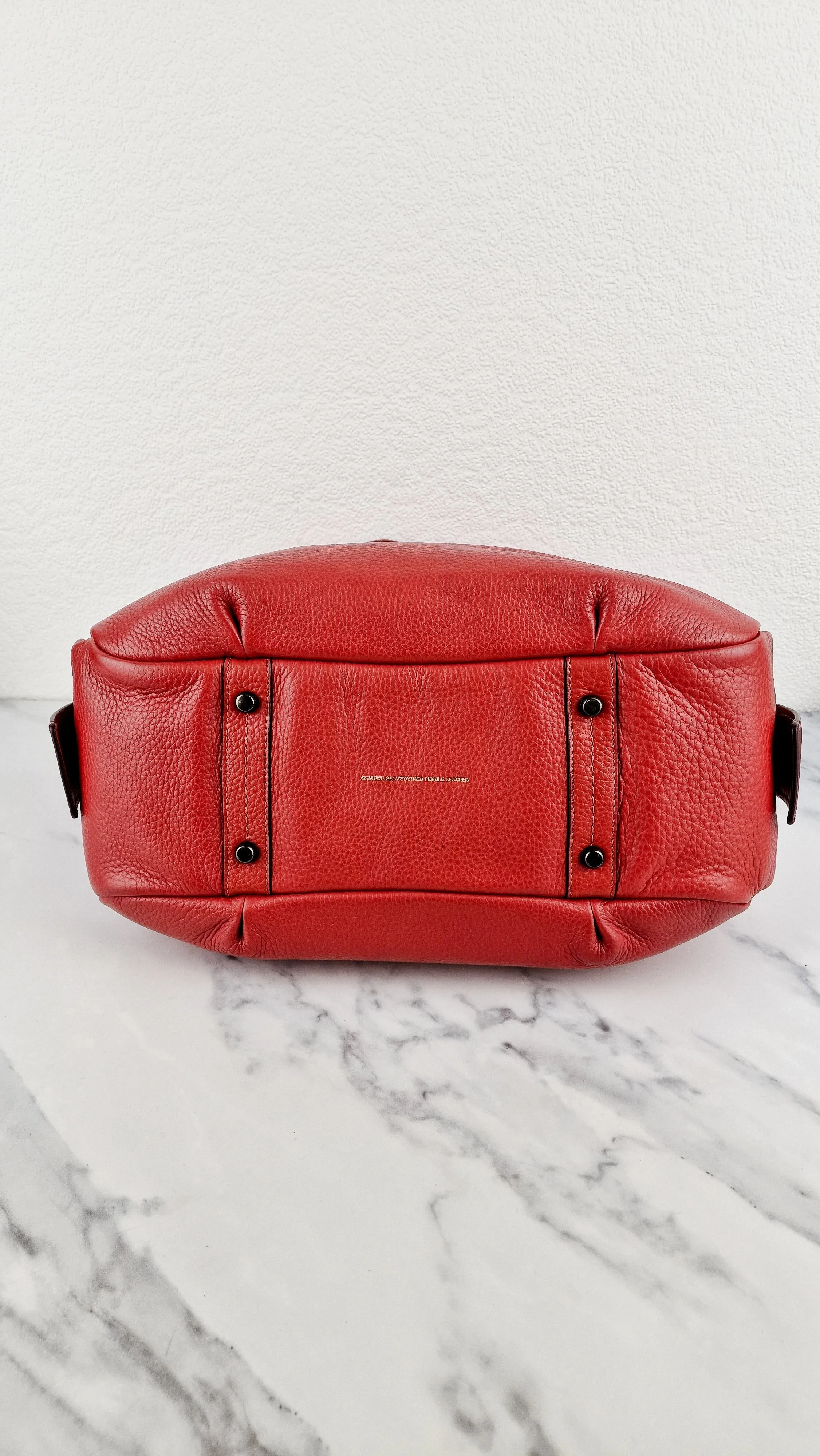 Coach 1941 Bandit Hobo 39 Bag in Washed Red Pebble Leather - 2 in 1 handbag - Coach 86760