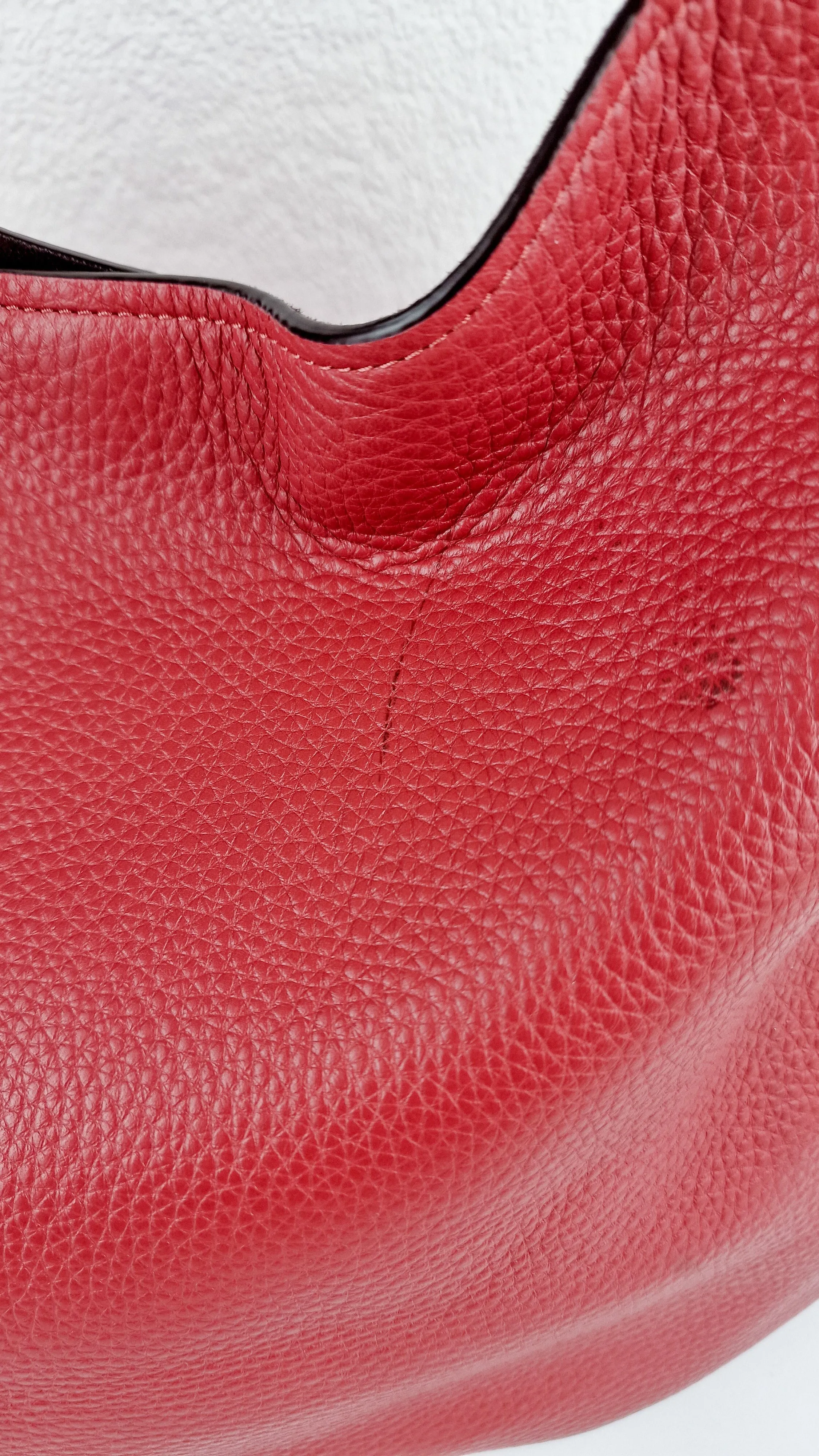 Coach 1941 Bandit Hobo 39 Bag in Washed Red Pebble Leather - 2 in 1 handbag - Coach 86760