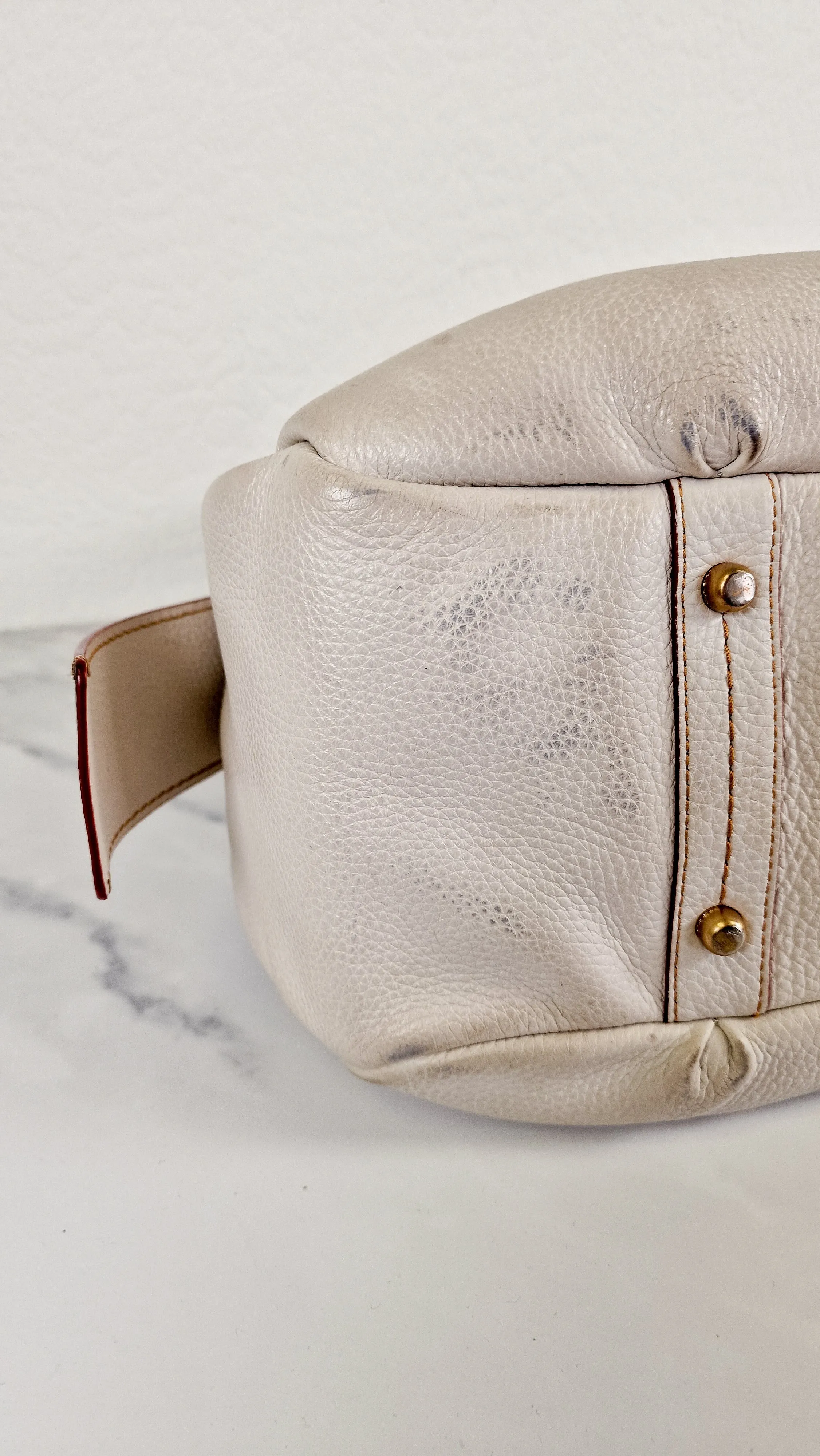 Coach 1941 Bandit Hobo 39 Shoulder Bag in Chalk Pebble Leather - 2 in 1 Bag - Coach 86760