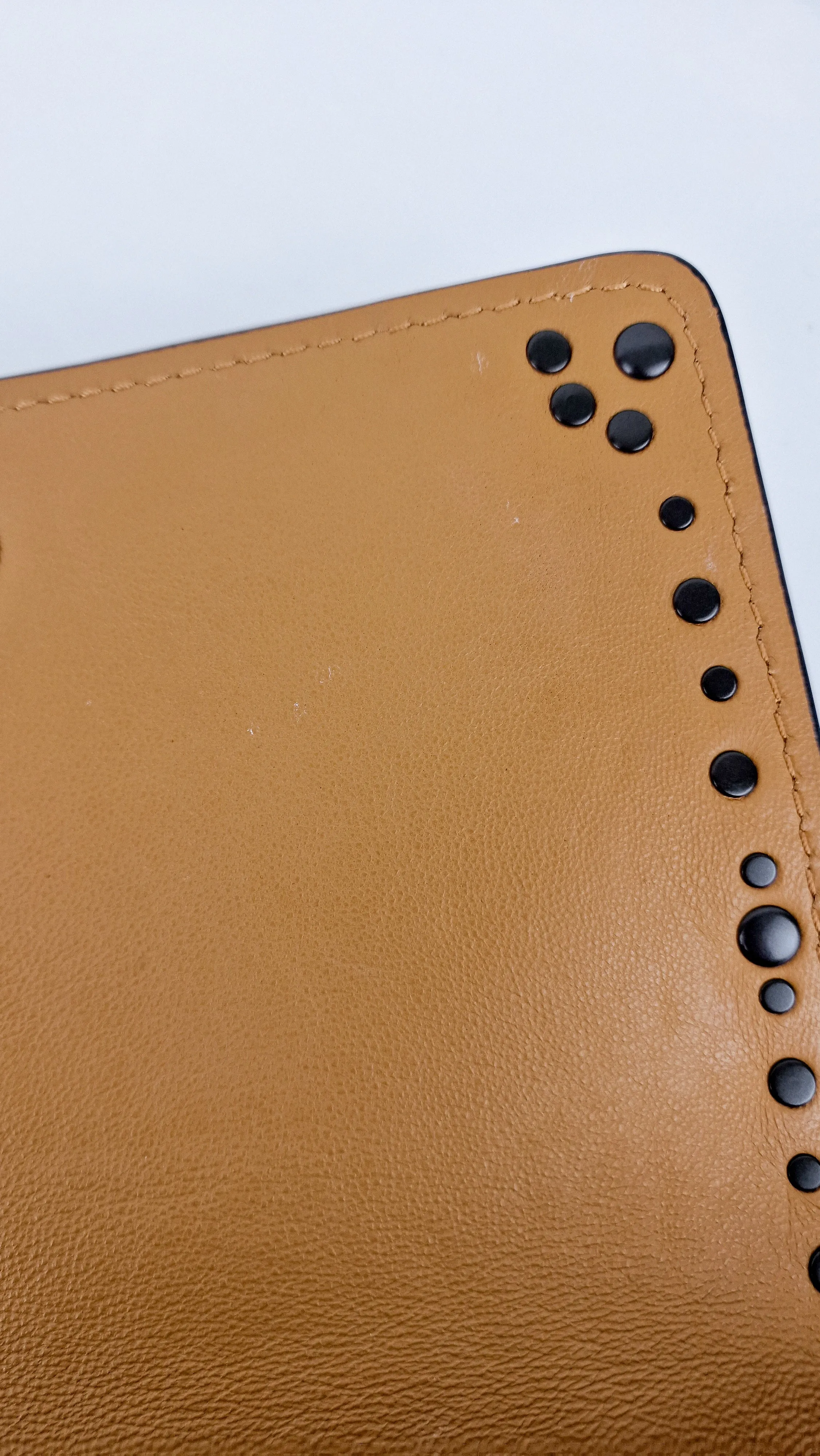 Coach 1941 Dinky Black with Customized Rivets Embellishment - Smooth Leather Crossbody Bag - Coach 37296