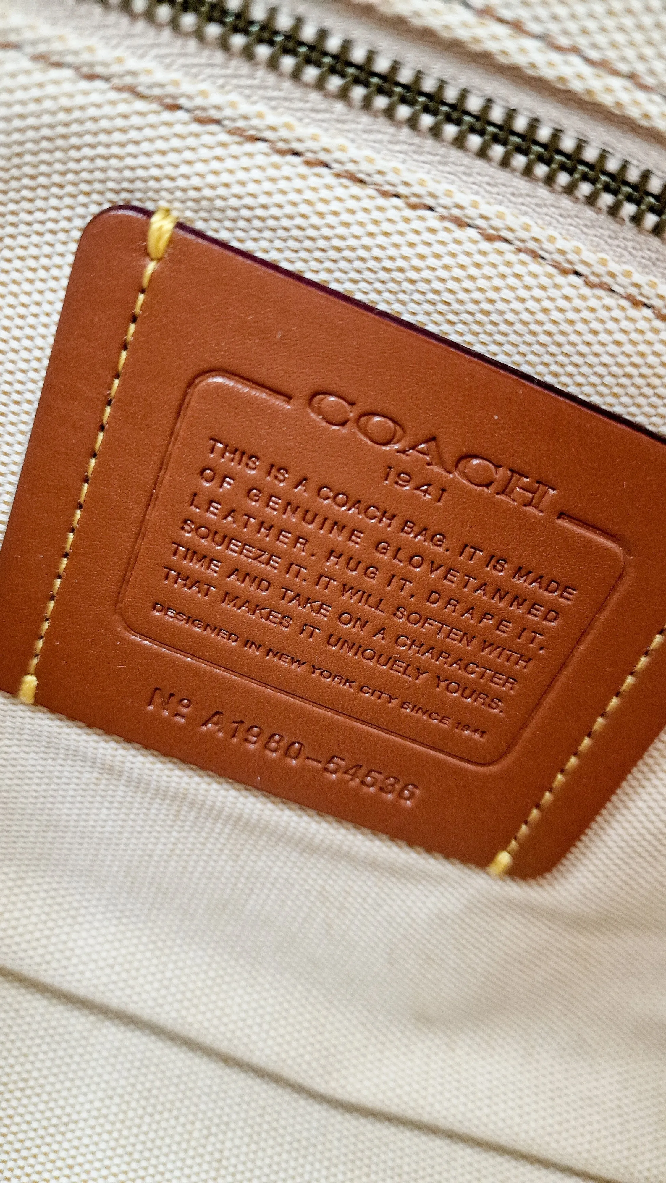 Coach 1941 Rogue 25 in Black Pebble Leather with Honey Suede lining - Handbag Shoulder Bag Coach 54536
