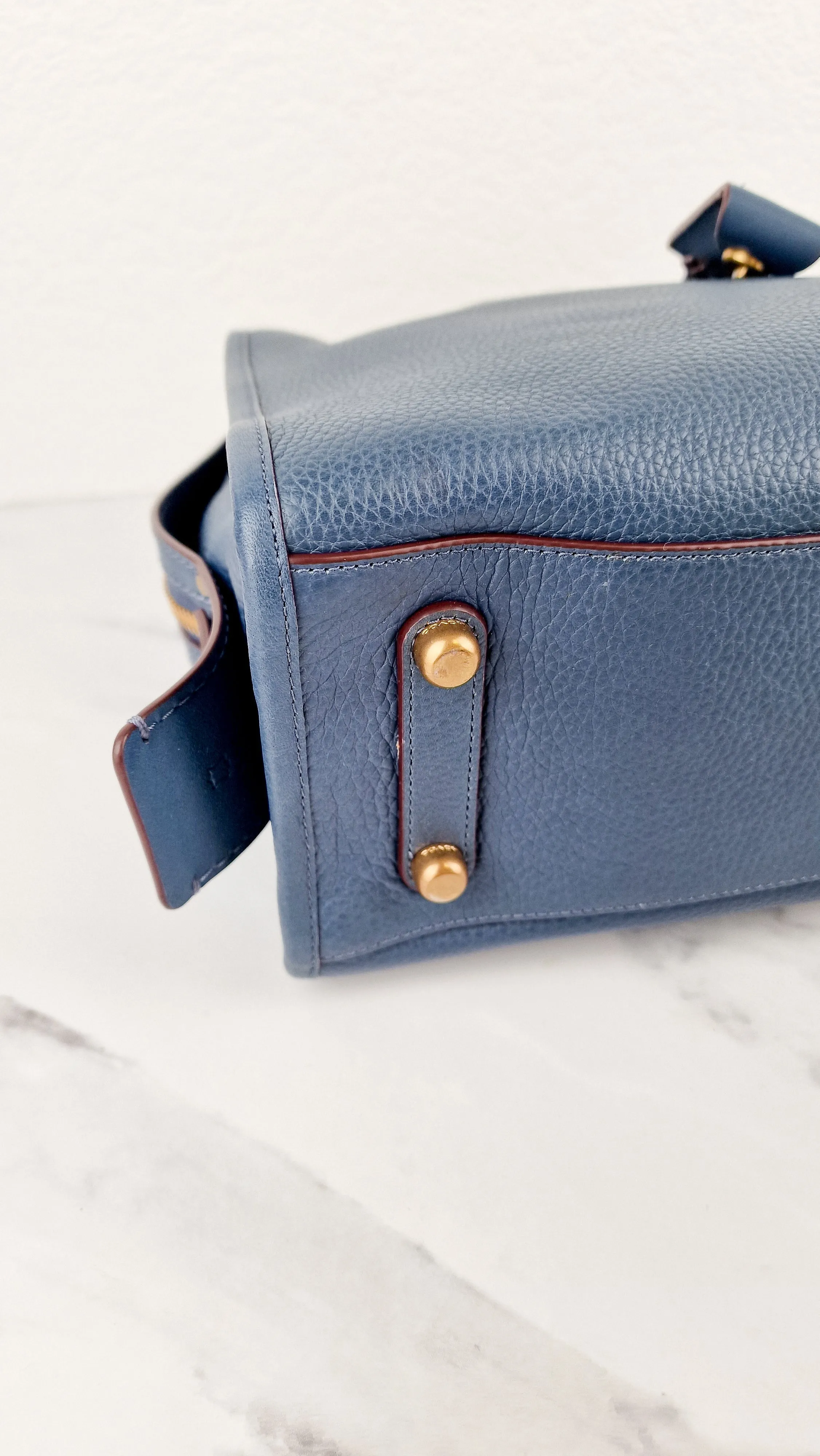 Coach 1941 Rogue 31 in Dark Denim Blue - Shoulder Bag Satchel Handbag Coach 38124