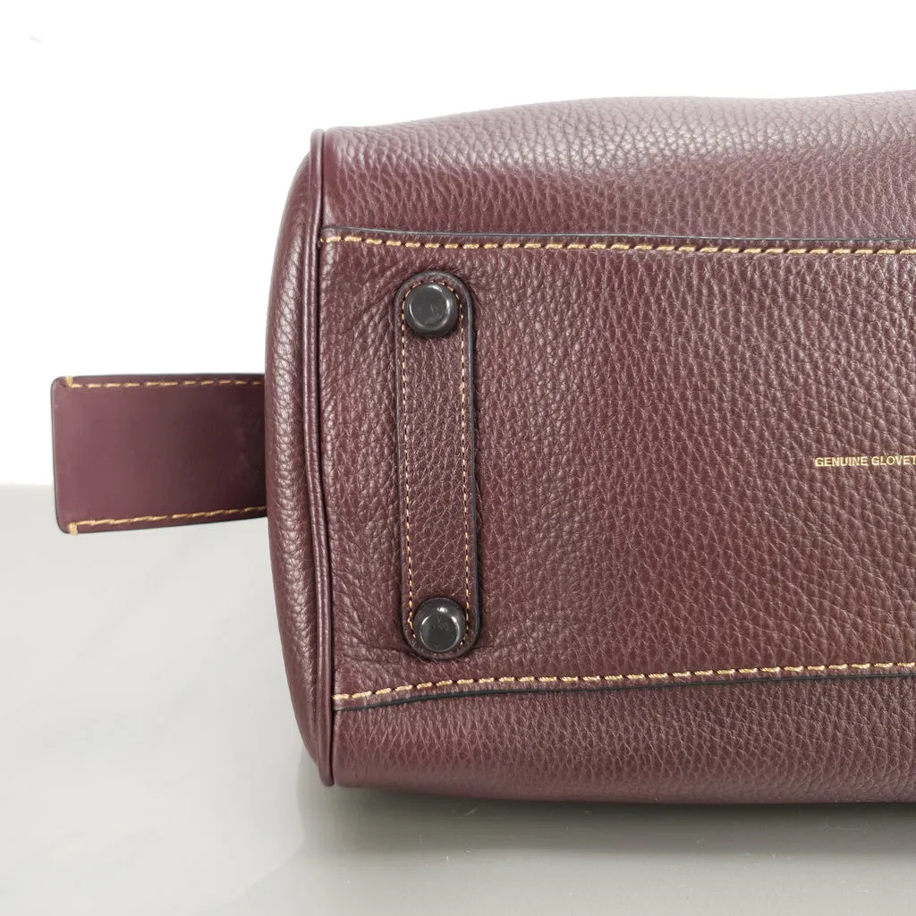 Coach 1941 Rogue Satchel in Oxblood with Red Suede - Handbag Crossbody