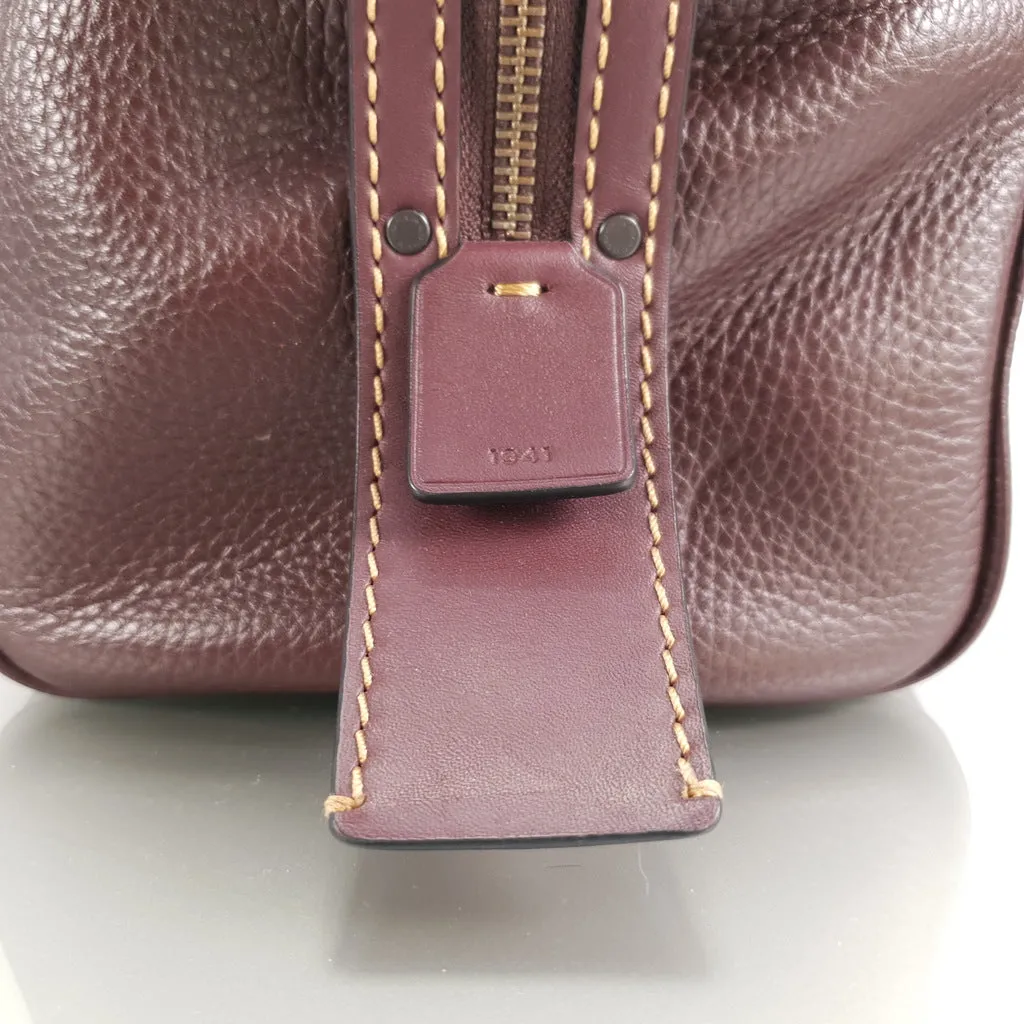 Coach 1941 Rogue Satchel in Oxblood with Red Suede - Handbag Crossbody