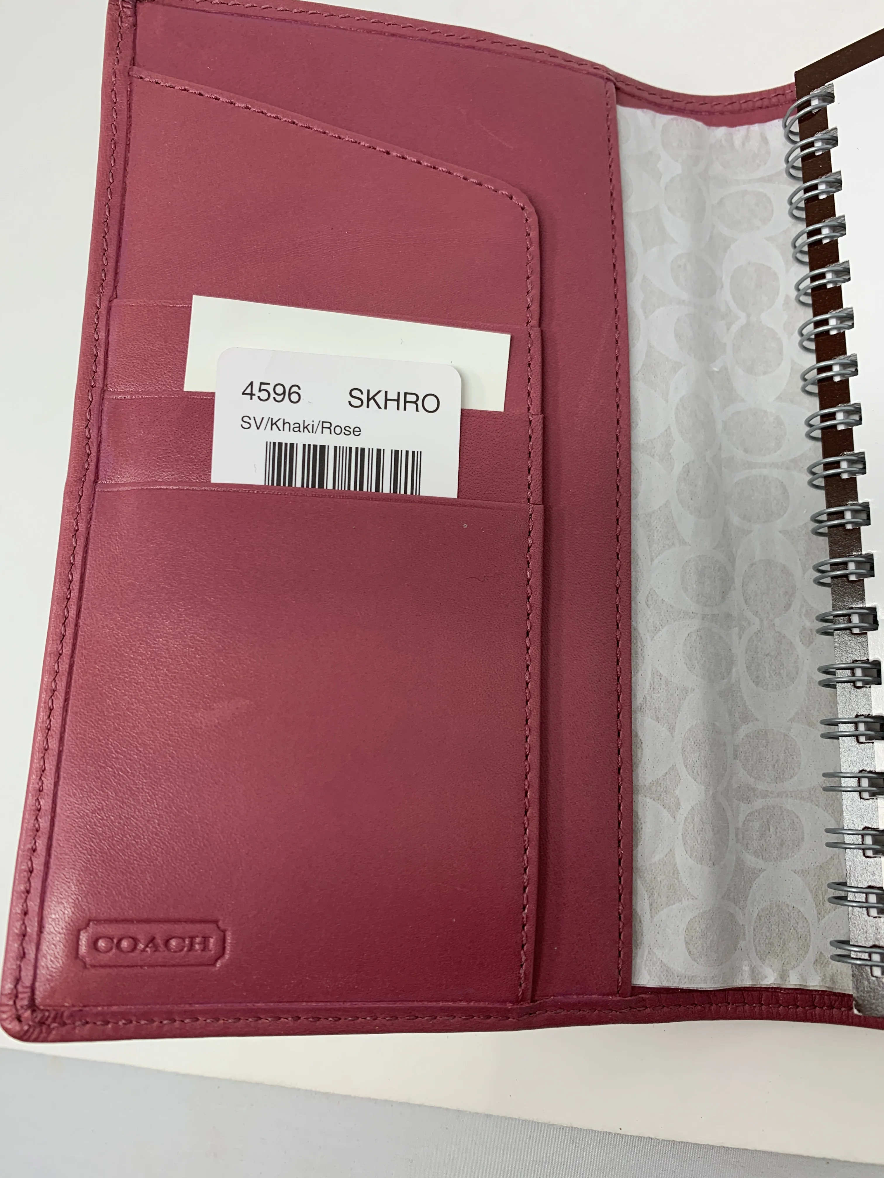 Coach Address Book Agenda!