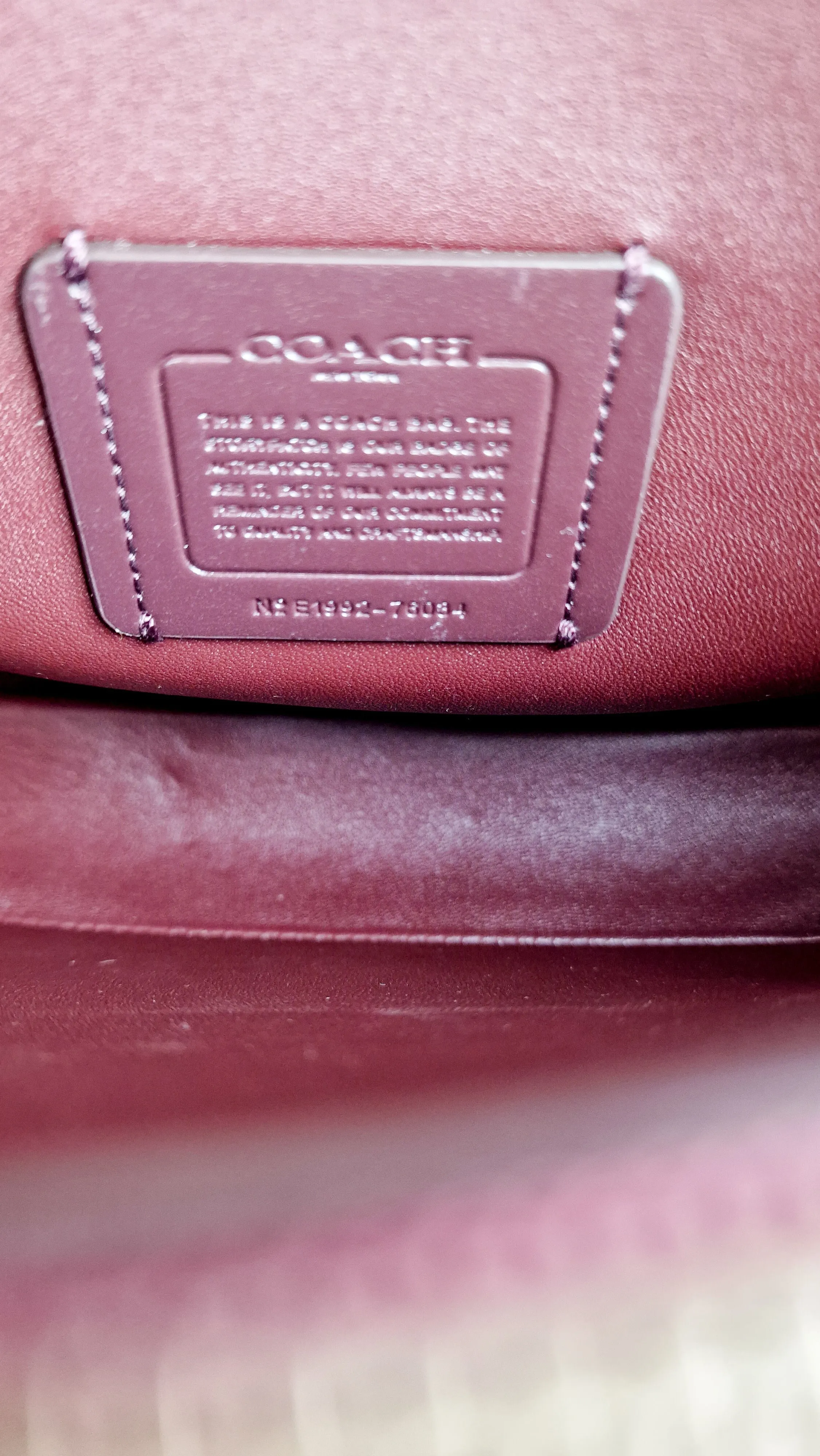 Coach Dreamer Shoulder Bag in True Pink Colorblock with Whipstitch Primrose - Coach 76034