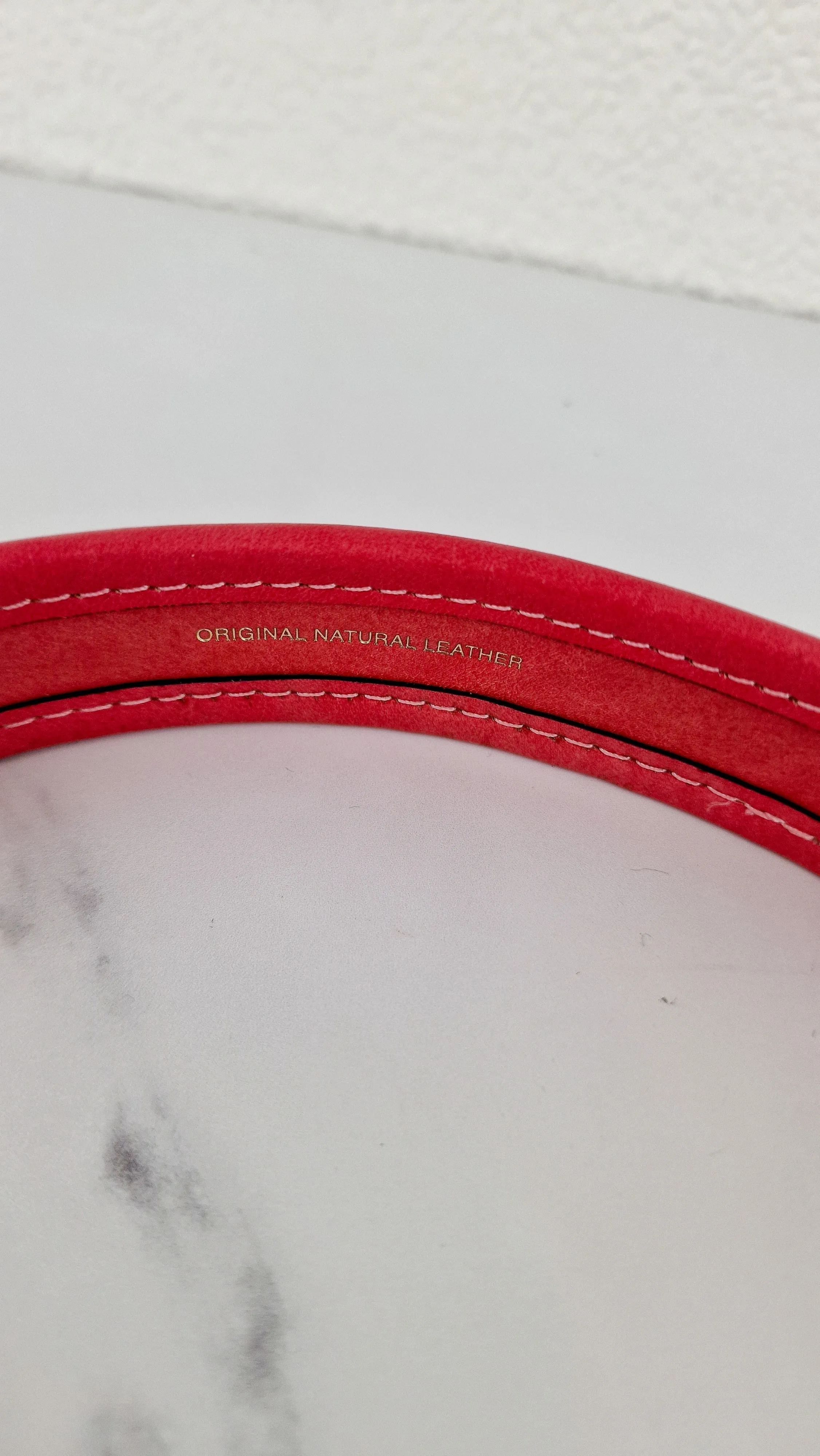 Coach Ergo in Bright Carmine Red Pink Original Natural Leather - Coach C3855