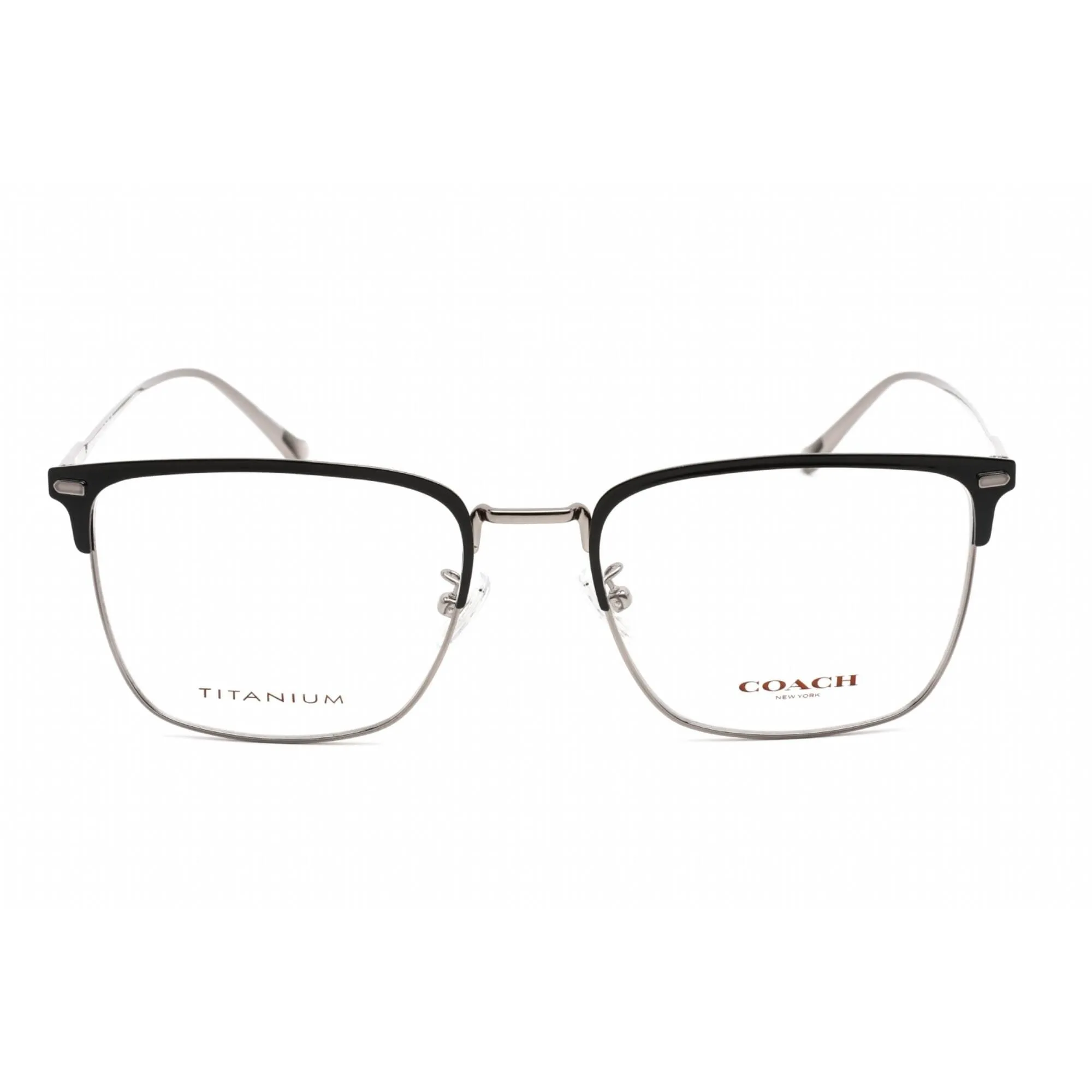 Coach Men's Eyeglasses - Black/Light Gold Metal Rectangular Frame | 0HC5149T 9004