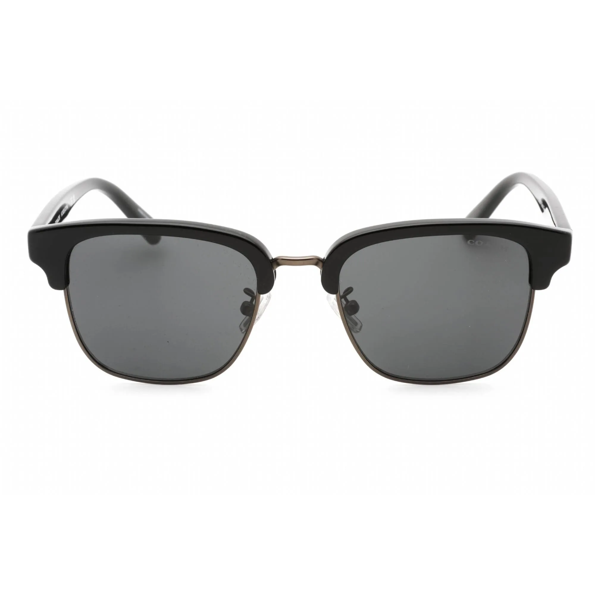 Coach Men's Sunglasses - Black Gunmetal Metal Rectangular Frame | 0HC8326 500287