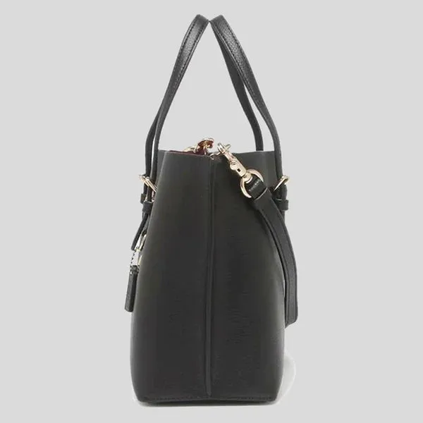 Coach Mollie Tote 25 Black True Red