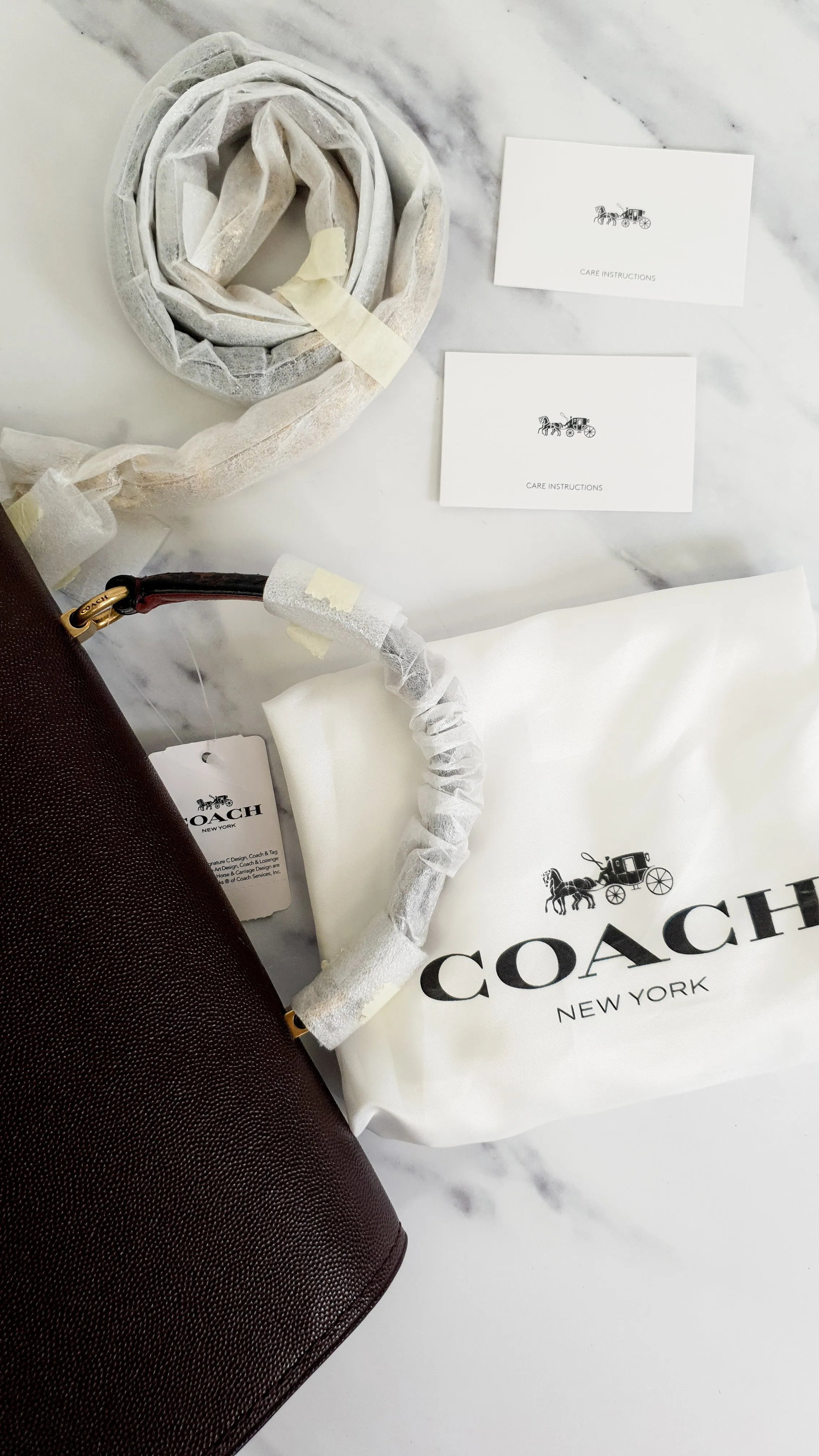 Coach Parker 32 Tophandle Carryall in Oxblood Burgundy Colorblock with Snakeskin Details & C Chain - Handbag Exotic Crossbody Bag Coach 73969