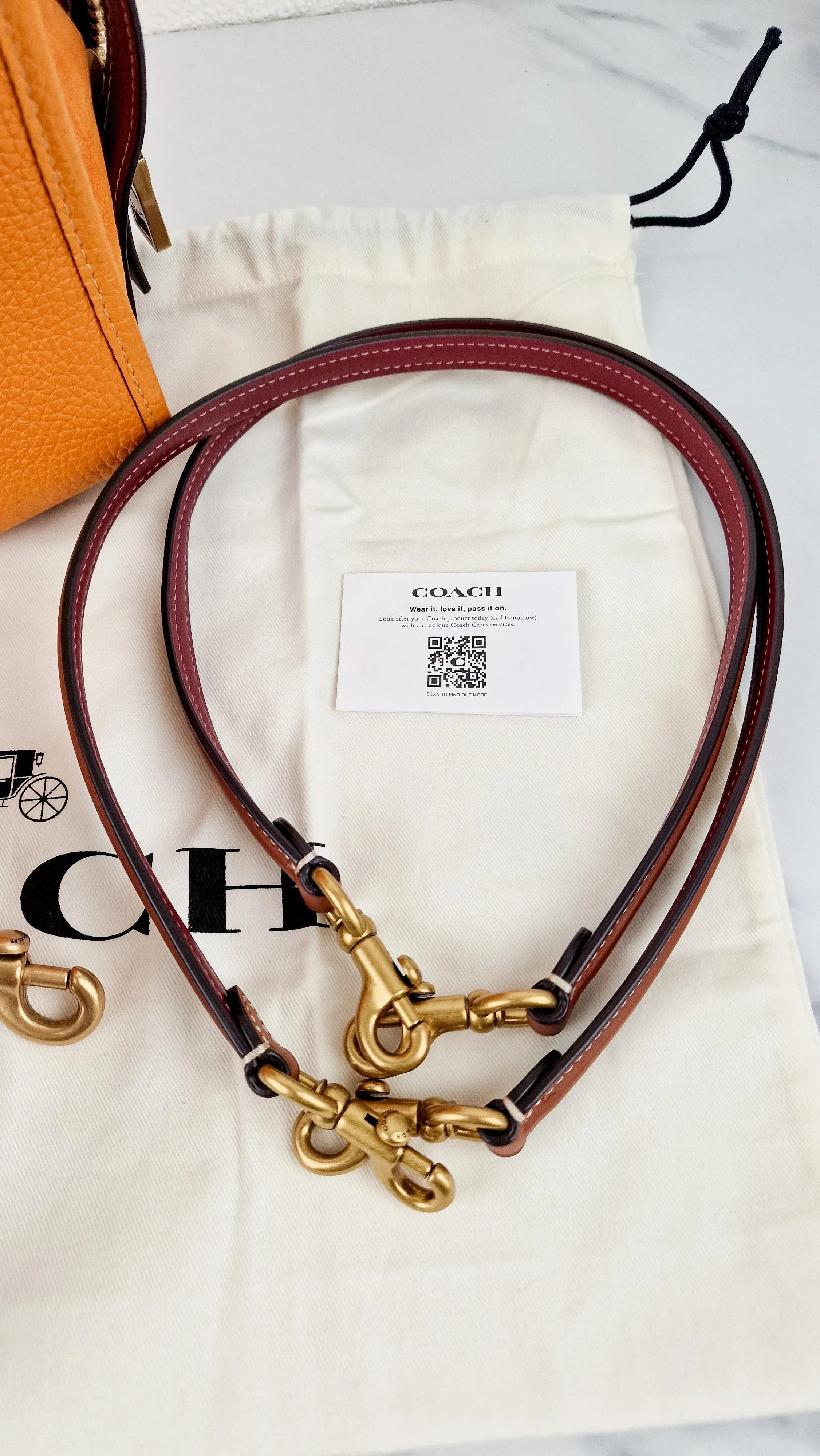 Coach Rogue 25 Colorblock Papaya Orange Leather & Suede - Handbag Crossbody Shoulder Bag - Coach C5575
