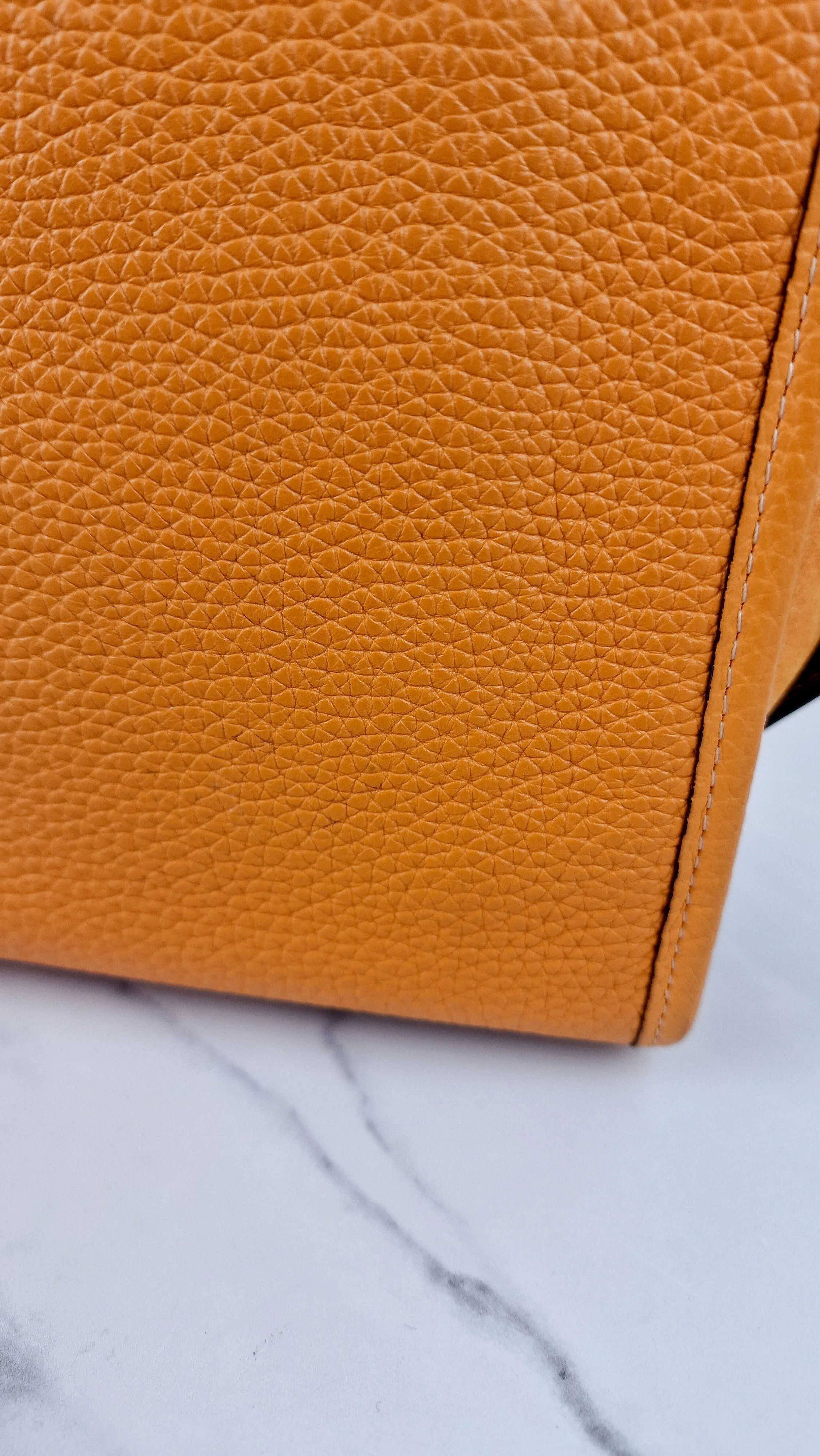 Coach Rogue 25 Colorblock Papaya Orange Leather & Suede - Handbag Crossbody Shoulder Bag - Coach C5575