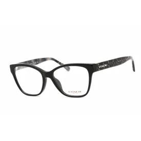 Coach Women's Eyeglasses - Full Rim Cat Eye Shape Black Plastic Frame | 0HC6207U 5002