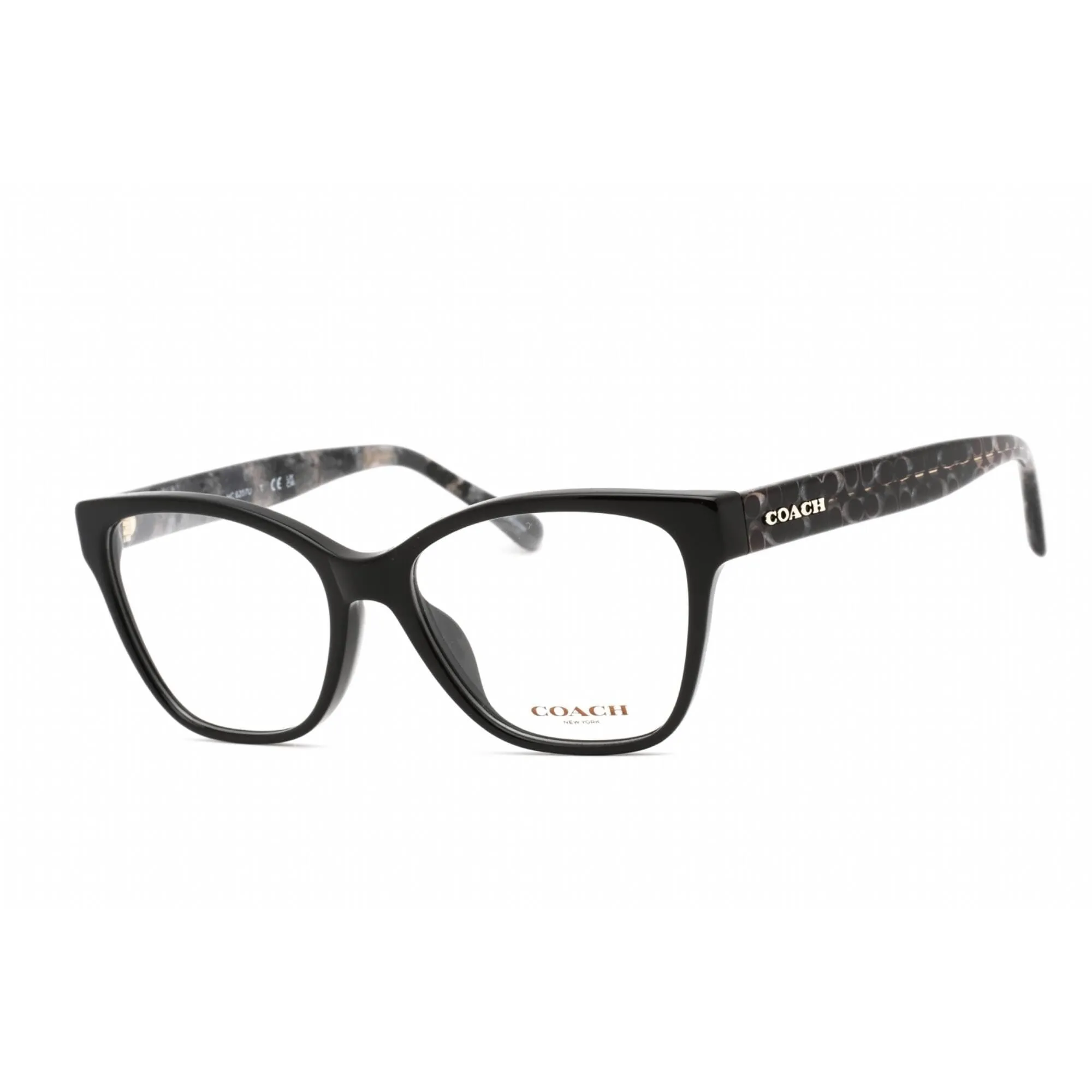 Coach Women's Eyeglasses - Full Rim Cat Eye Shape Black Plastic Frame | 0HC6207U 5002