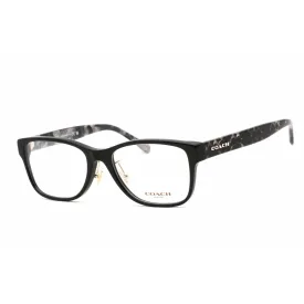 Coach Women's Eyeglasses - Full Rim Rectangular Black Plastic Frame | 0HC6208F 5002
