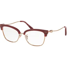 Coach Women's Eyeglasses - Rose Gold Cat Eye Full Rim Frame | COACH 0HC5104B 9331