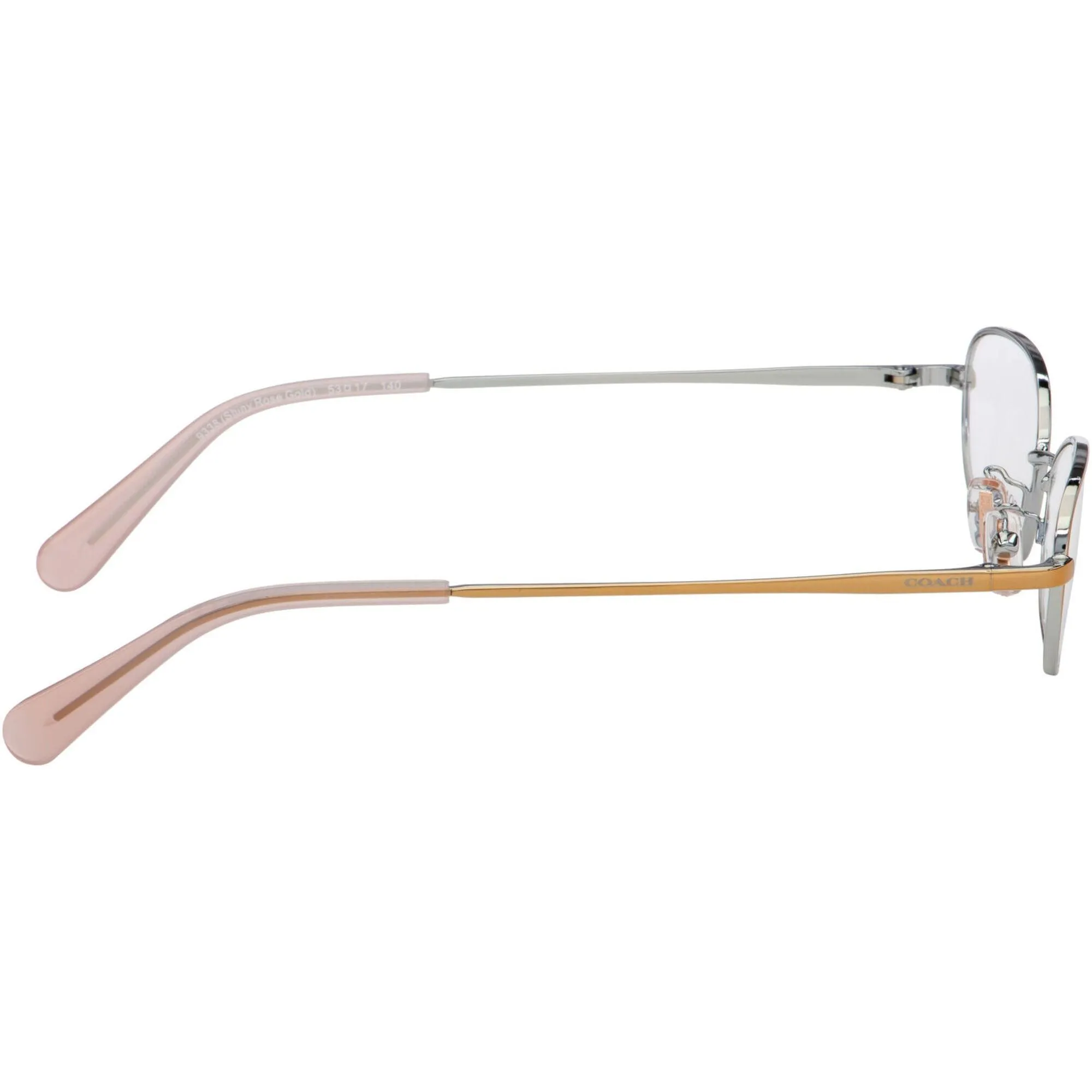 Coach Women's Eyeglasses - Rose Gold Silver Gradient Oval Frame | COACH 0HC5107 9338