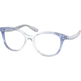 Coach Women's Eyeglasses - Transparent Blue Ombre Plastic Frame | COACH 0HC6177F 5655