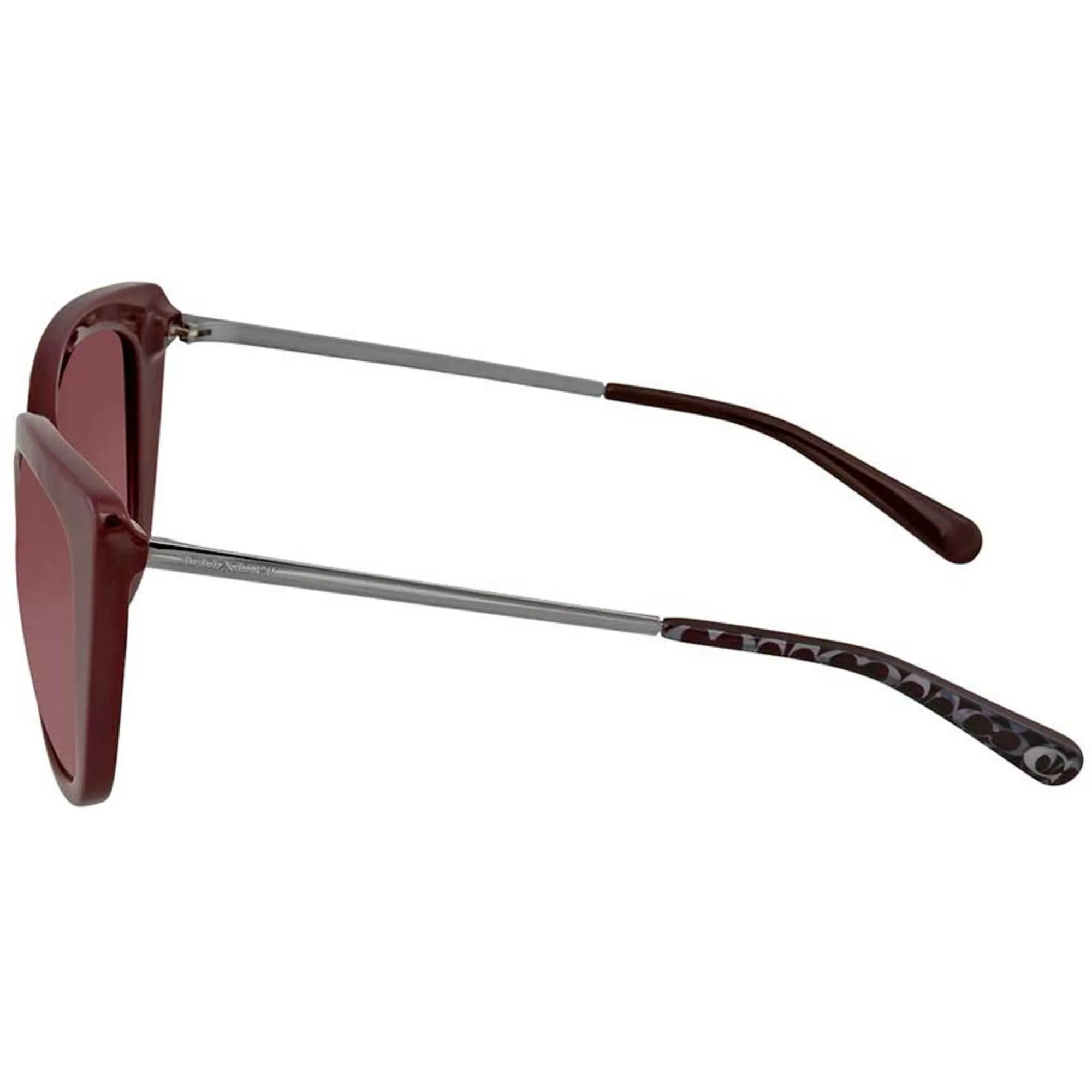Coach Women's Sunglasses - Burgundy Gradient Lens Square Frame | 0HC8246F 55098H55