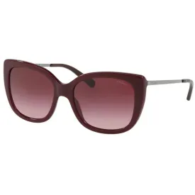 Coach Women's Sunglasses - Burgundy Gradient Lens Square Frame | 0HC8246F 55098H55