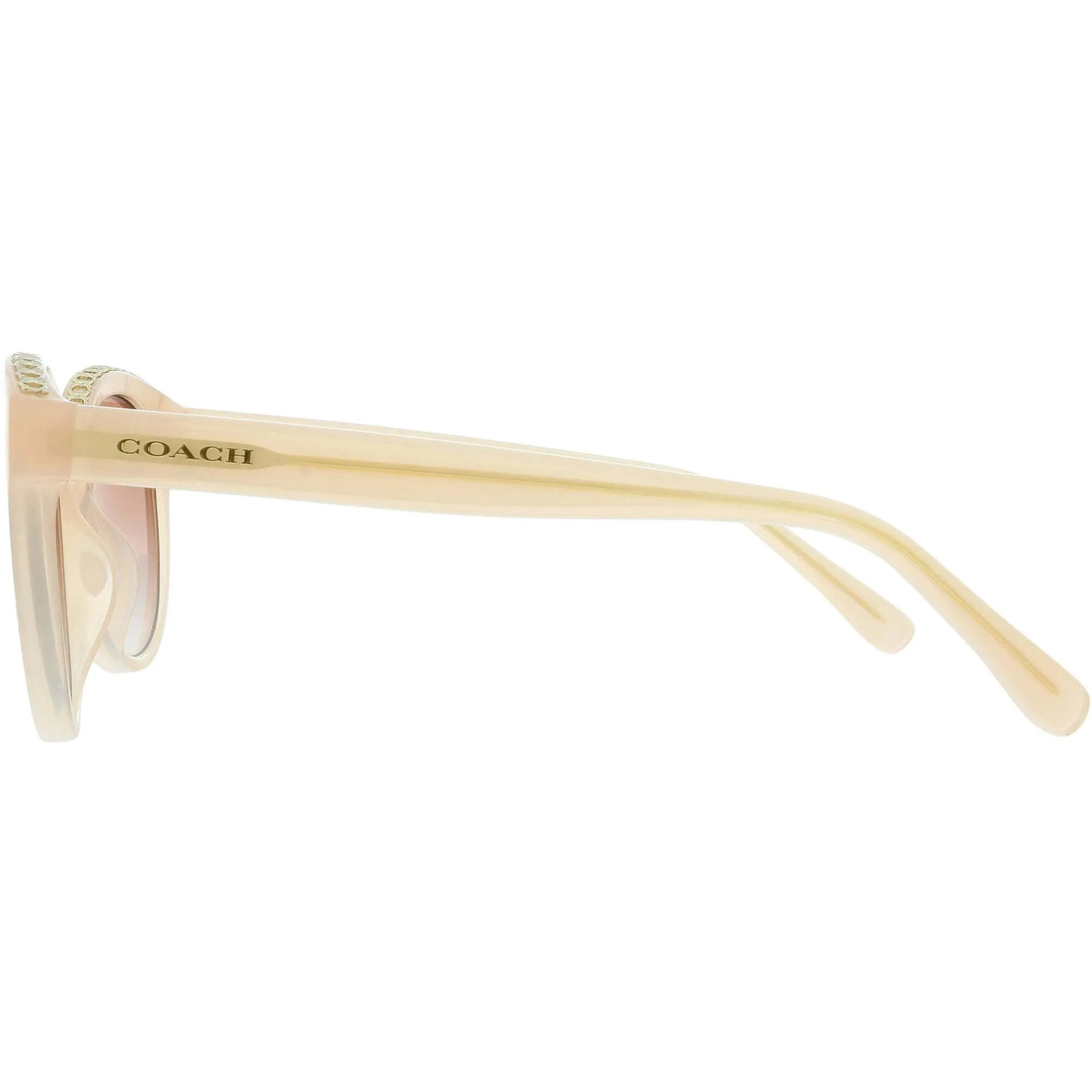 Coach Women's Sunglasses - Milky Pink Full Rim Round Frame | COACH 0HC8297U 511313
