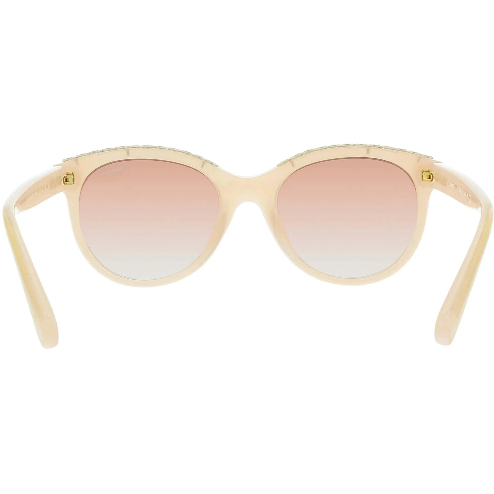 Coach Women's Sunglasses - Milky Pink Full Rim Round Frame | COACH 0HC8297U 511313