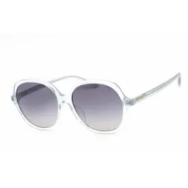 Coach Women's Sunglasses - Transparent Faded Blue Plastic Round | 0HC8360U 573735