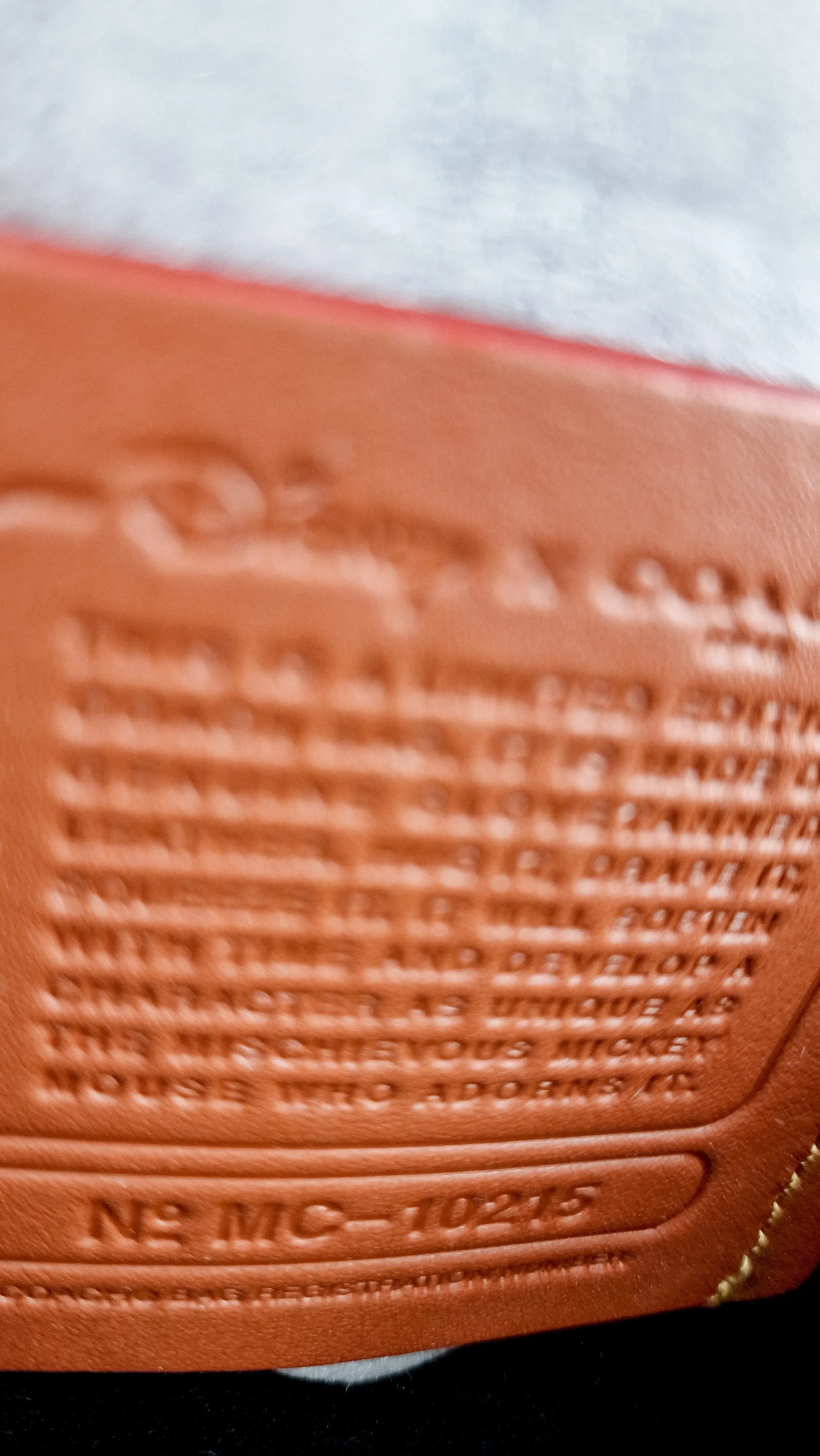Coach x Disney x Keith Haring Mickey Mouse Ears Bag in Red Smooth Leather With Kisslock & Chain Strap LIMITED EDITION - Handbag Coach 37980