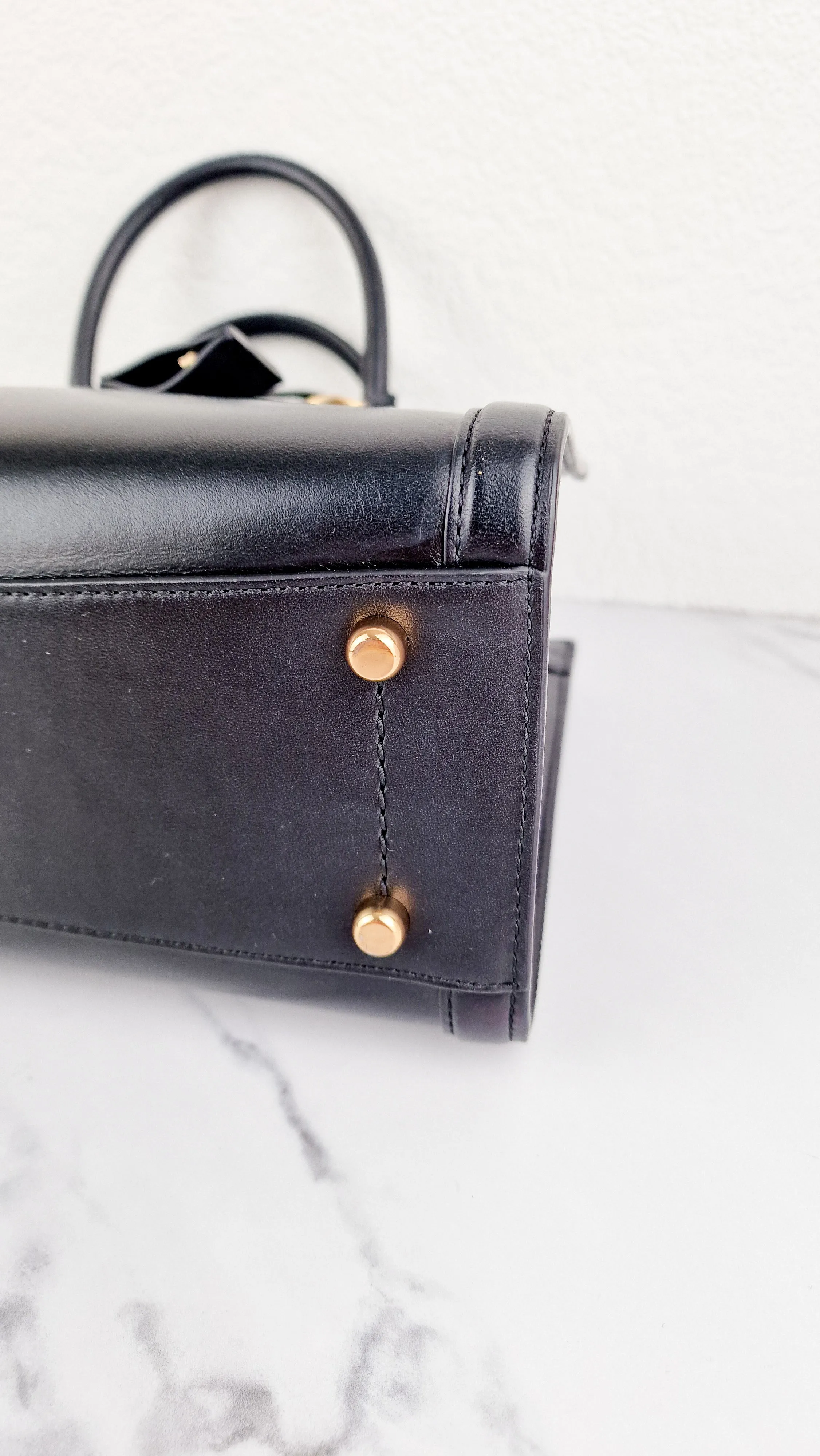 Coach Zoe Carryall Handbag in Smooth Black Leather - Coach F49500