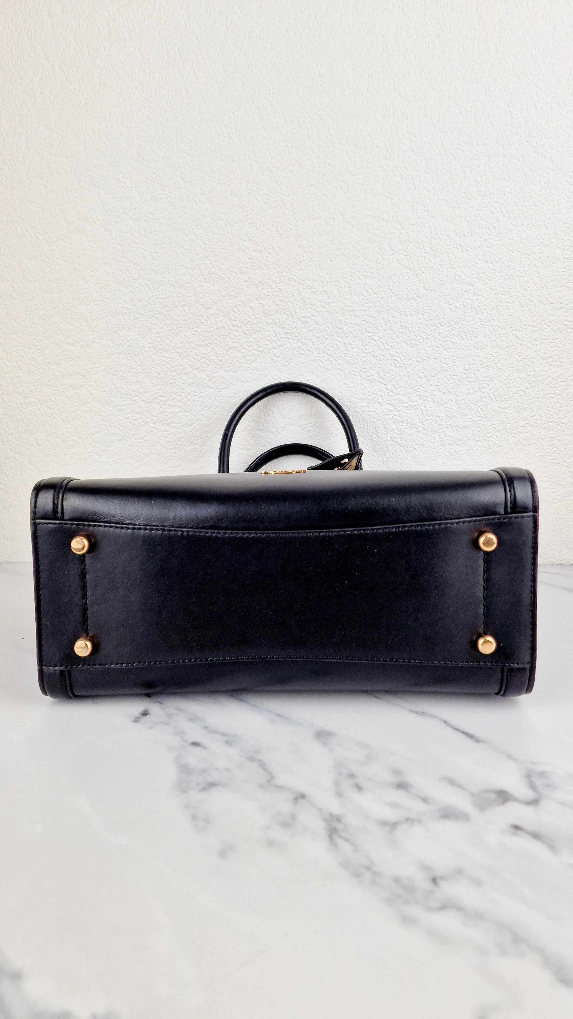 Coach Zoe Carryall Handbag in Smooth Black Leather - Coach F49500