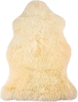 Cream Icelandic Genuine Sheepskin Rug