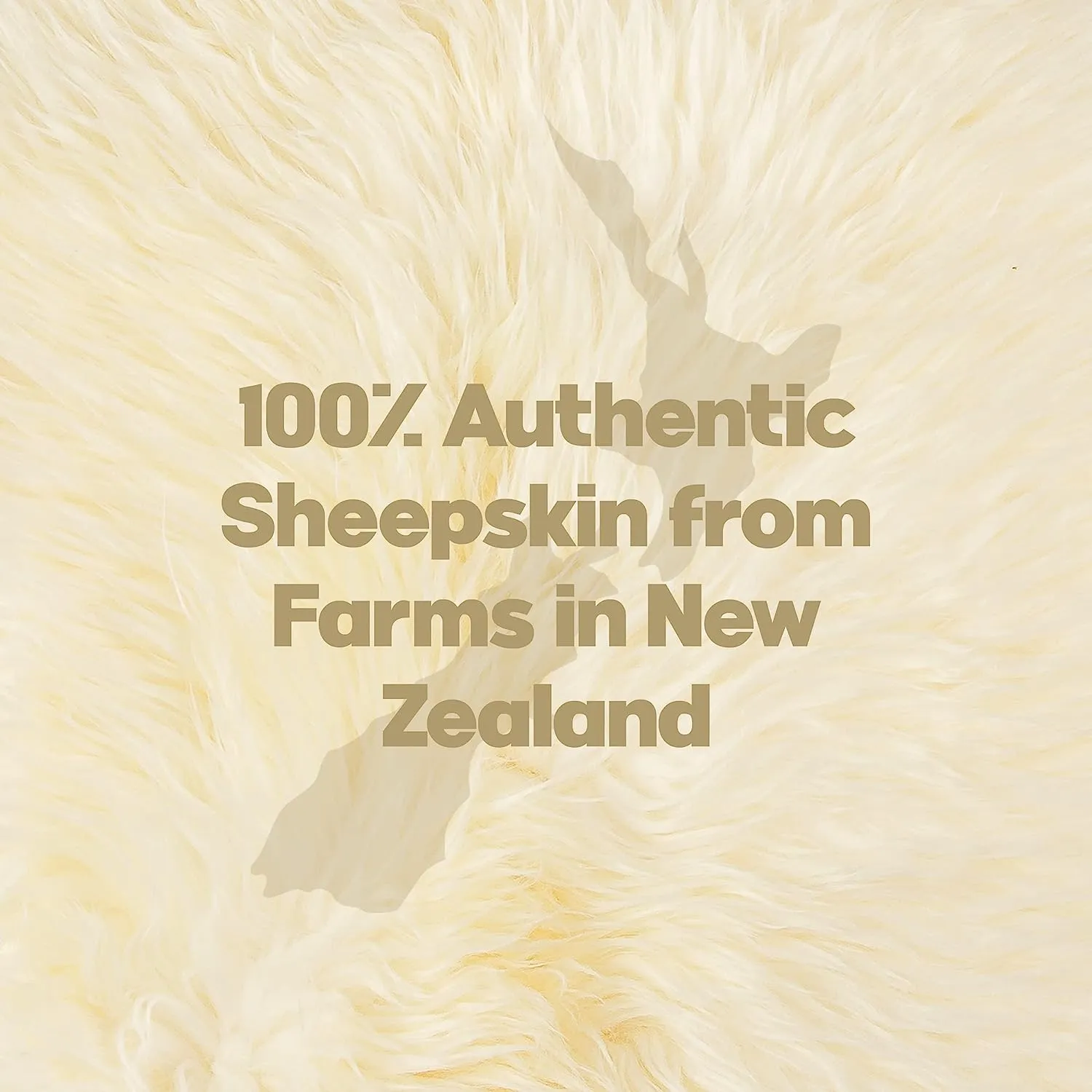 Cream Icelandic Genuine Sheepskin Rug