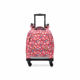 Delsey BTS 2022 Vertical Wheeled School Bags Pink Printing